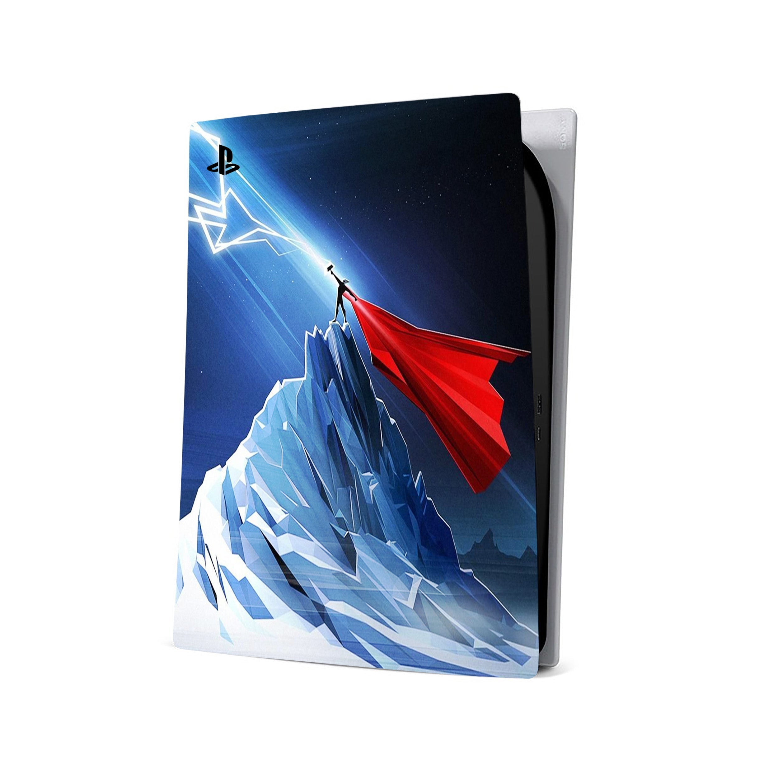 Thunder God v3 PS5 Skin - Comics-inspired design