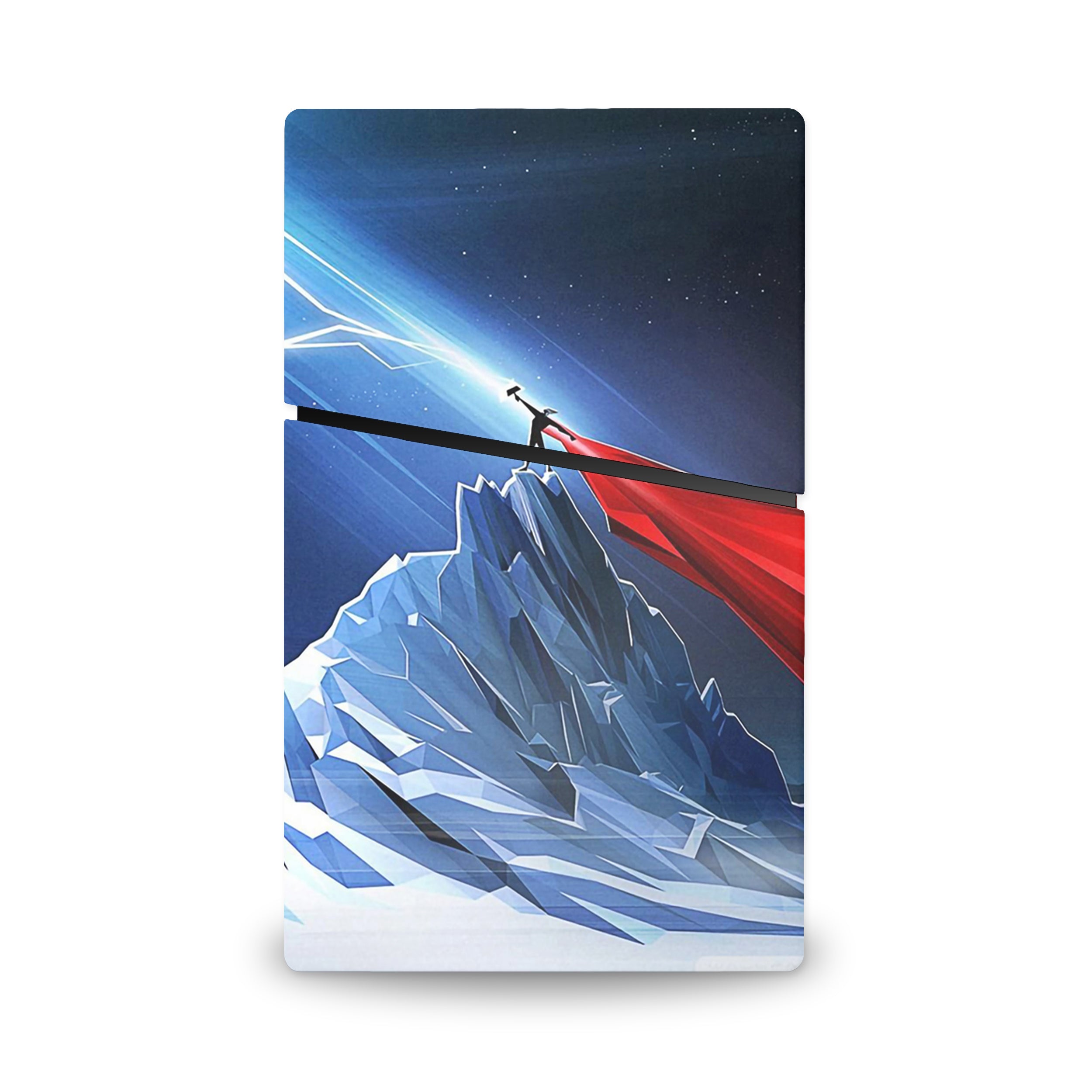 Thunder God v3 PS5 Slim Digital Skin - Comics-inspired design
