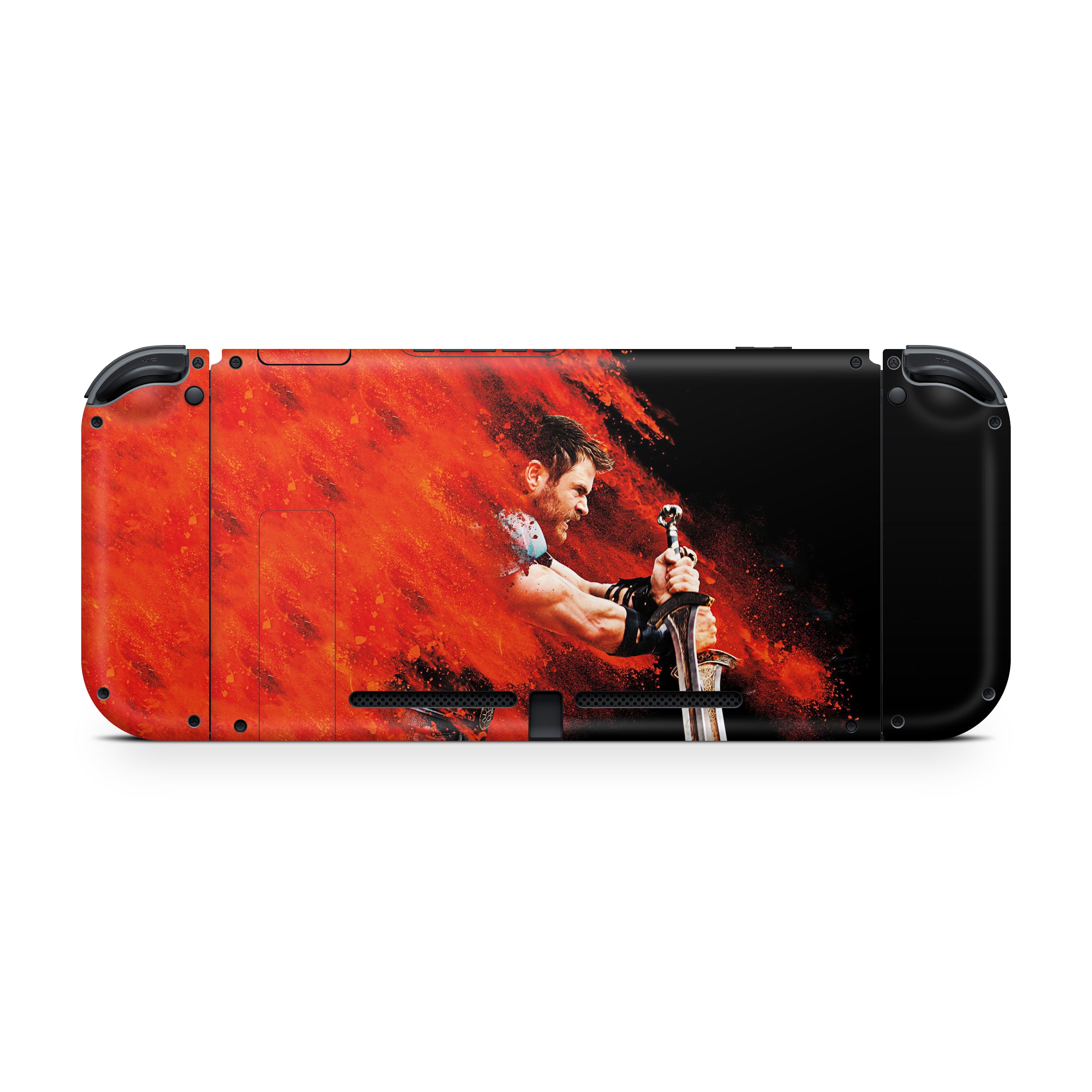 Thunder God v5 Nintendo Switch OLED Skin - Comics-inspired design