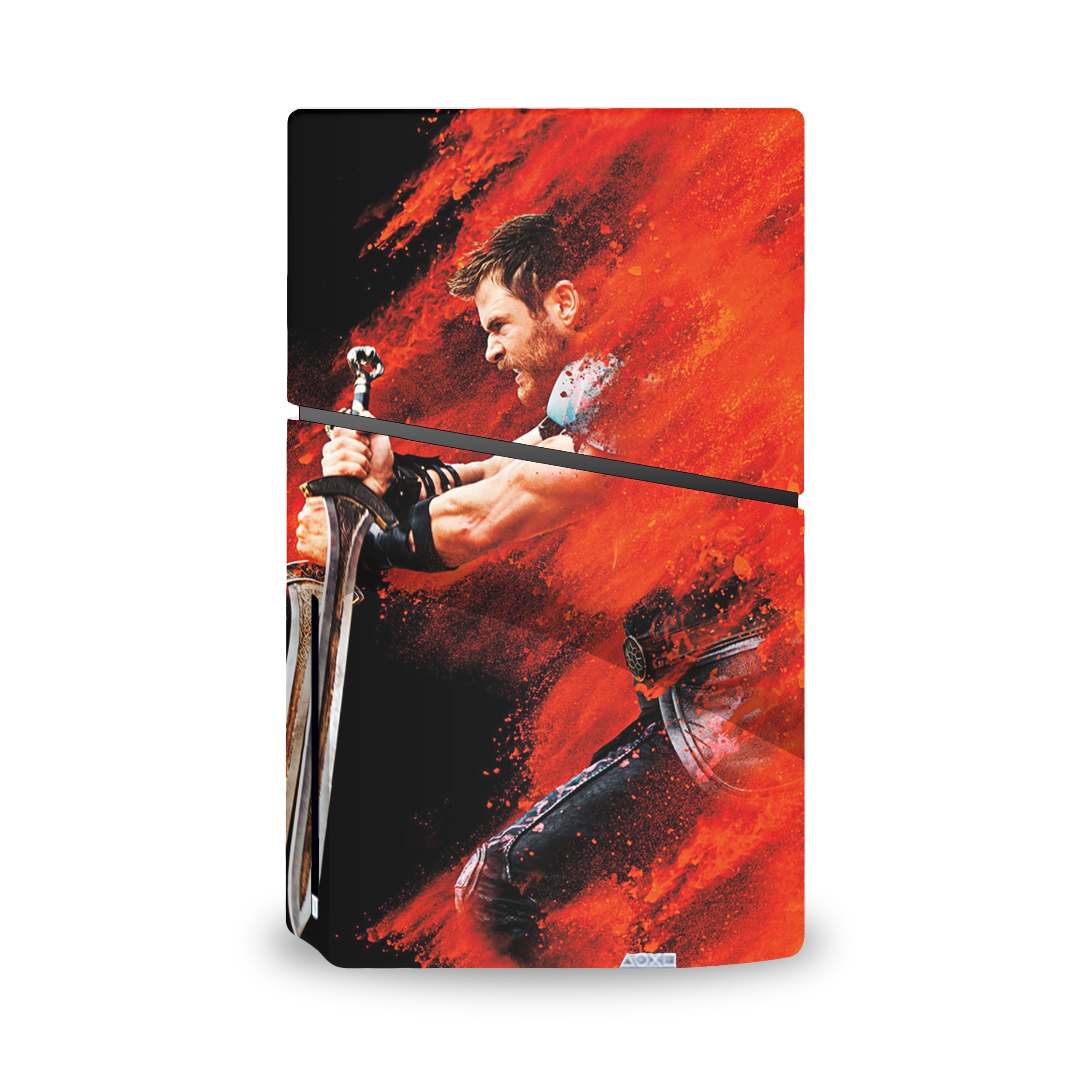 Thunder God v5 PS5 Slim Skin - Comics-inspired design