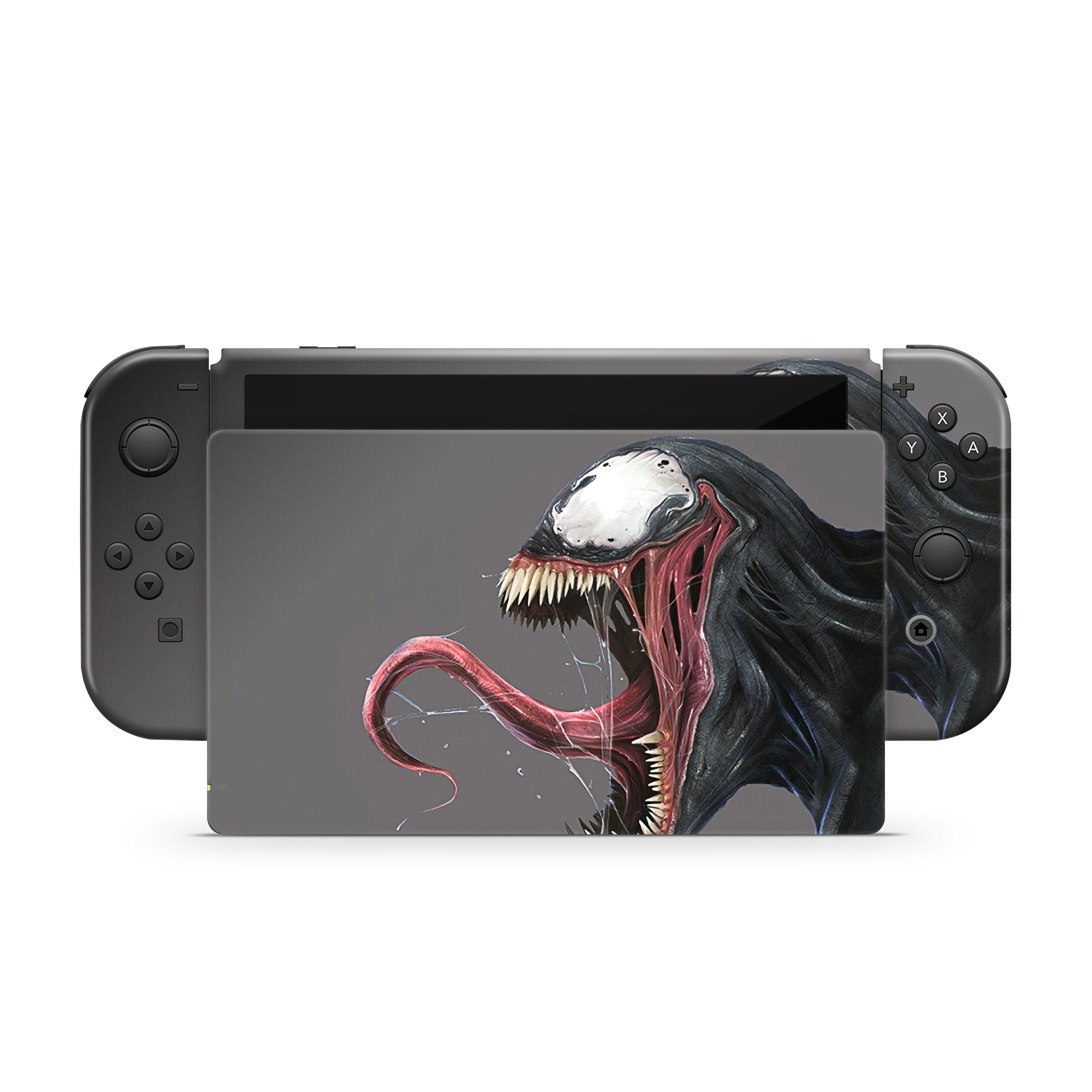 Dark Symbiote v1 Nintendo Switch OLED Skin - Comics-inspired design
