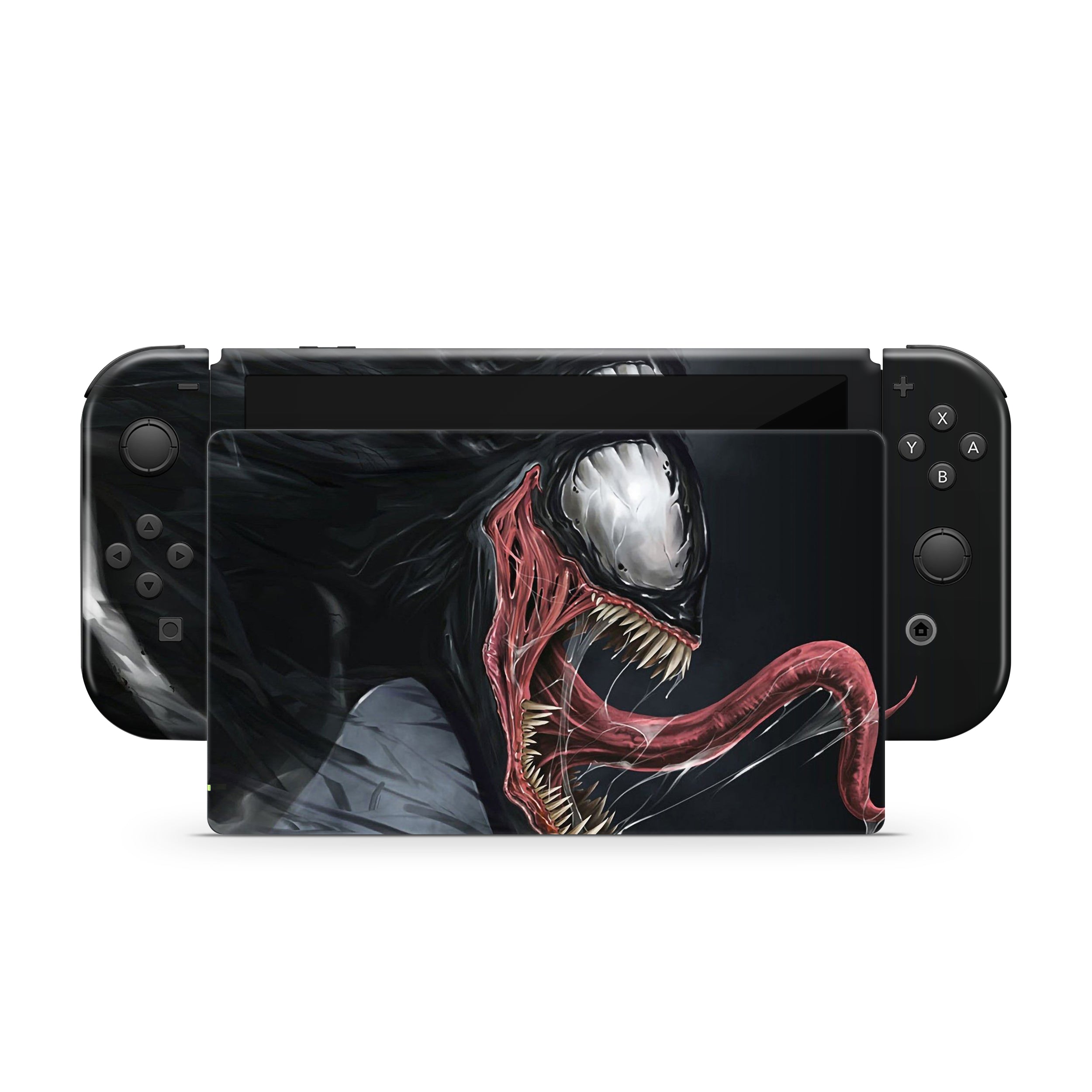 Dark Symbiote v2 Nintendo Switch OLED Skin - Comics-inspired design