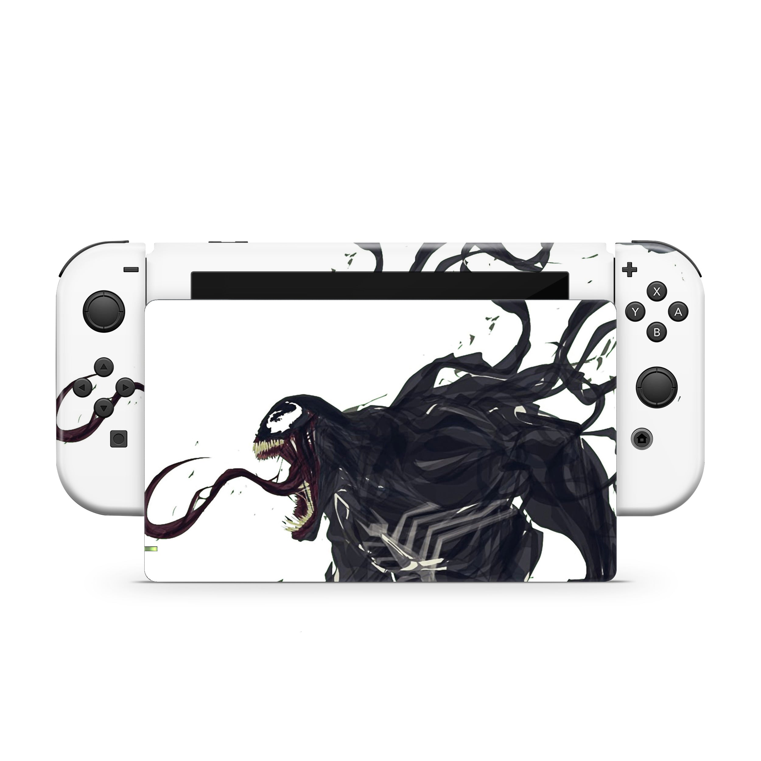 Dark Symbiote v3 Nintendo Switch Skin - Comics-inspired design