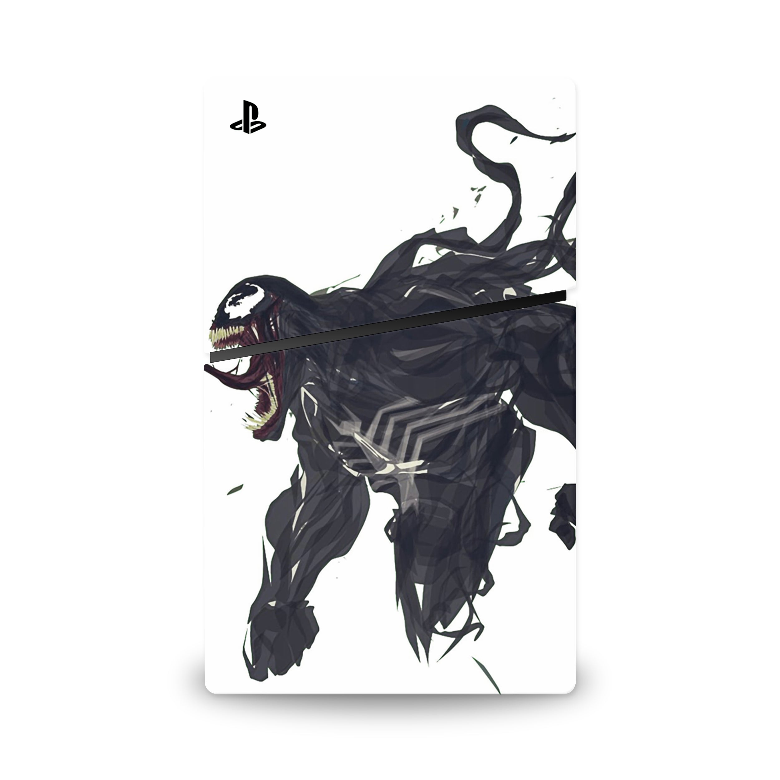 Dark Symbiote v3 PS5 Slim Digital Skin - Comics-inspired design