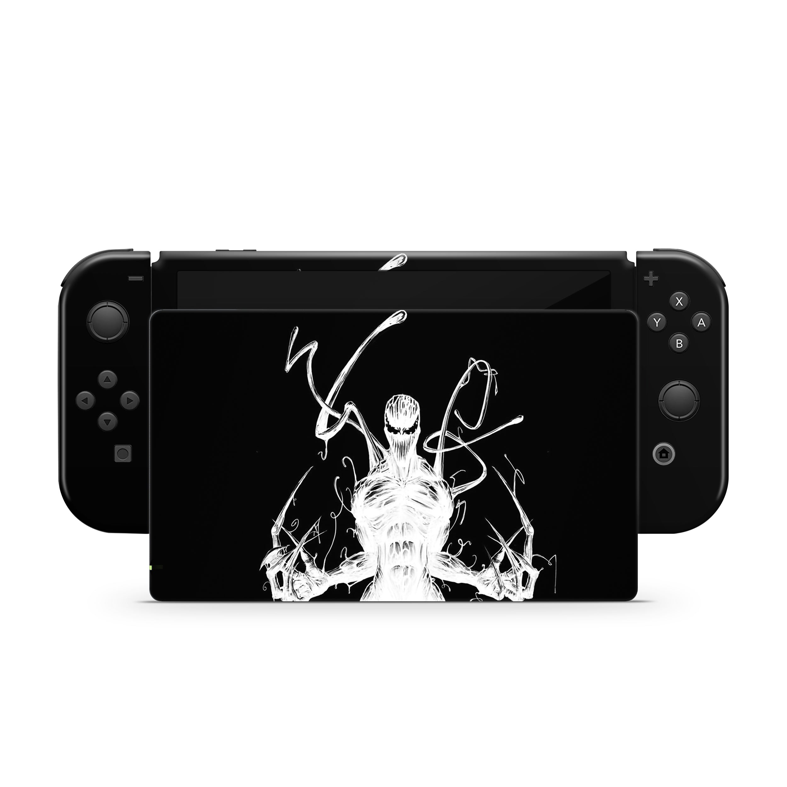 Dark Symbiote v4 Nintendo Switch OLED Skin - Comics-inspired design