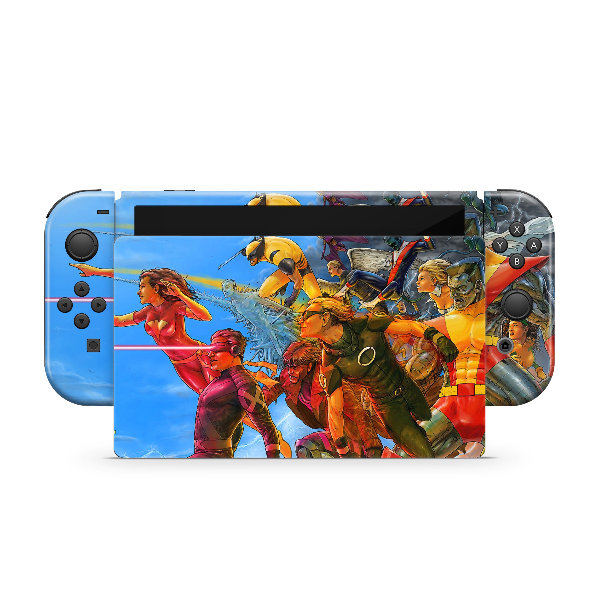 Mutant Warriors v2 Nintendo Switch OLED Skin - Comics-inspired design