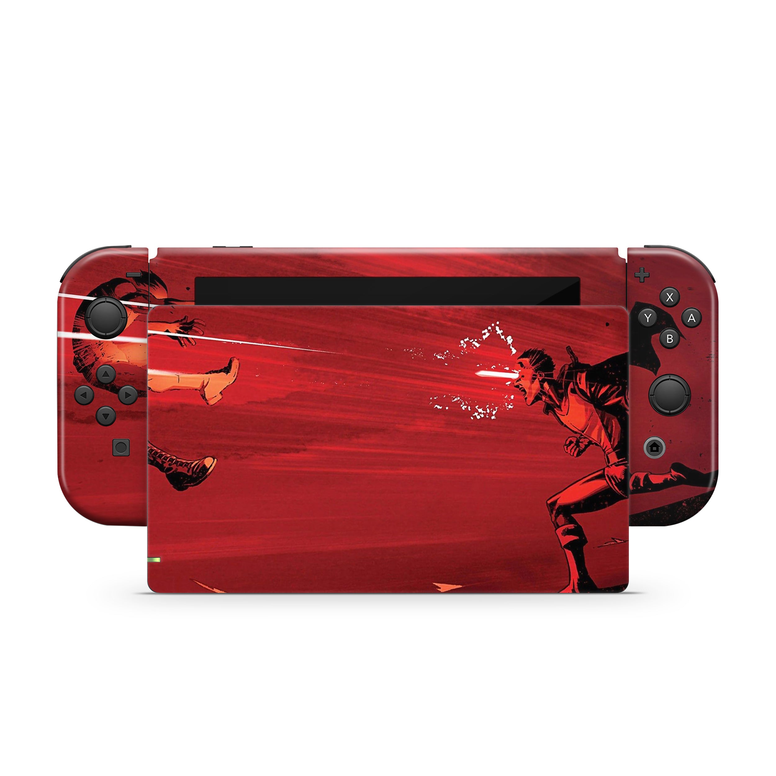 Optical Blast v1 Nintendo Switch Skin - Comics-inspired design