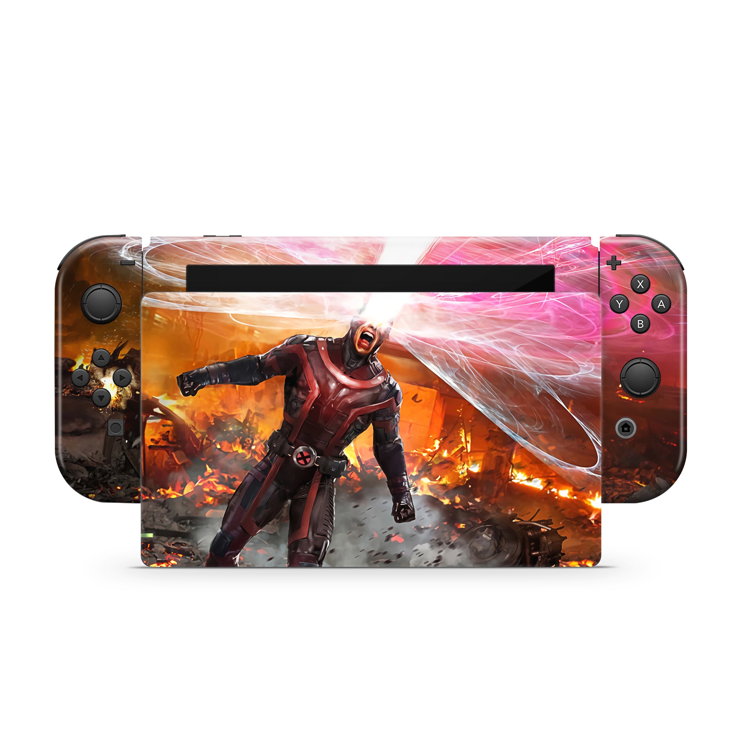 Optical Blast v5 Nintendo Switch Skin - Comics-inspired design
