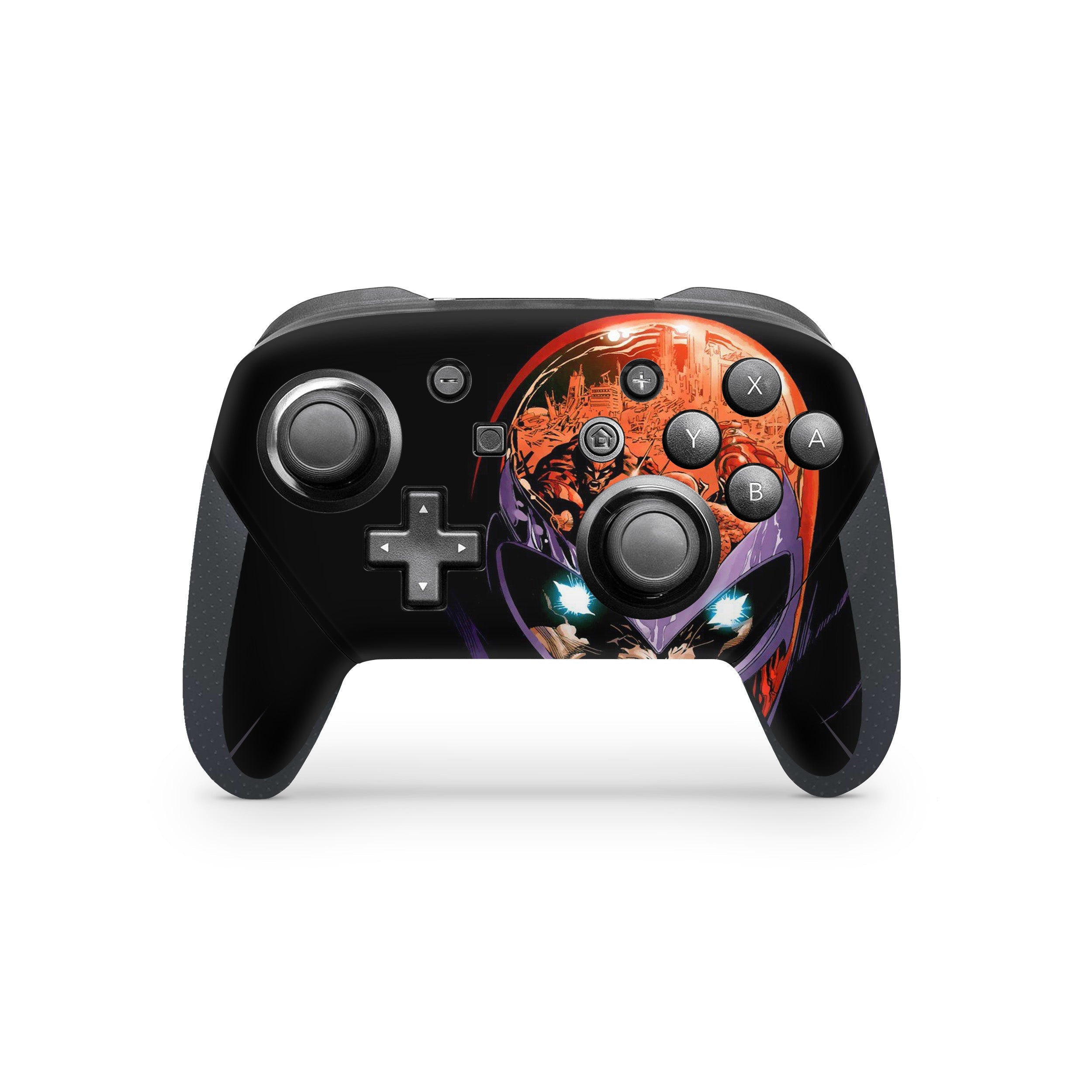 Master of Magnetism v1 Nintendo Switch Pro Controller Skin - Comics-inspired design
