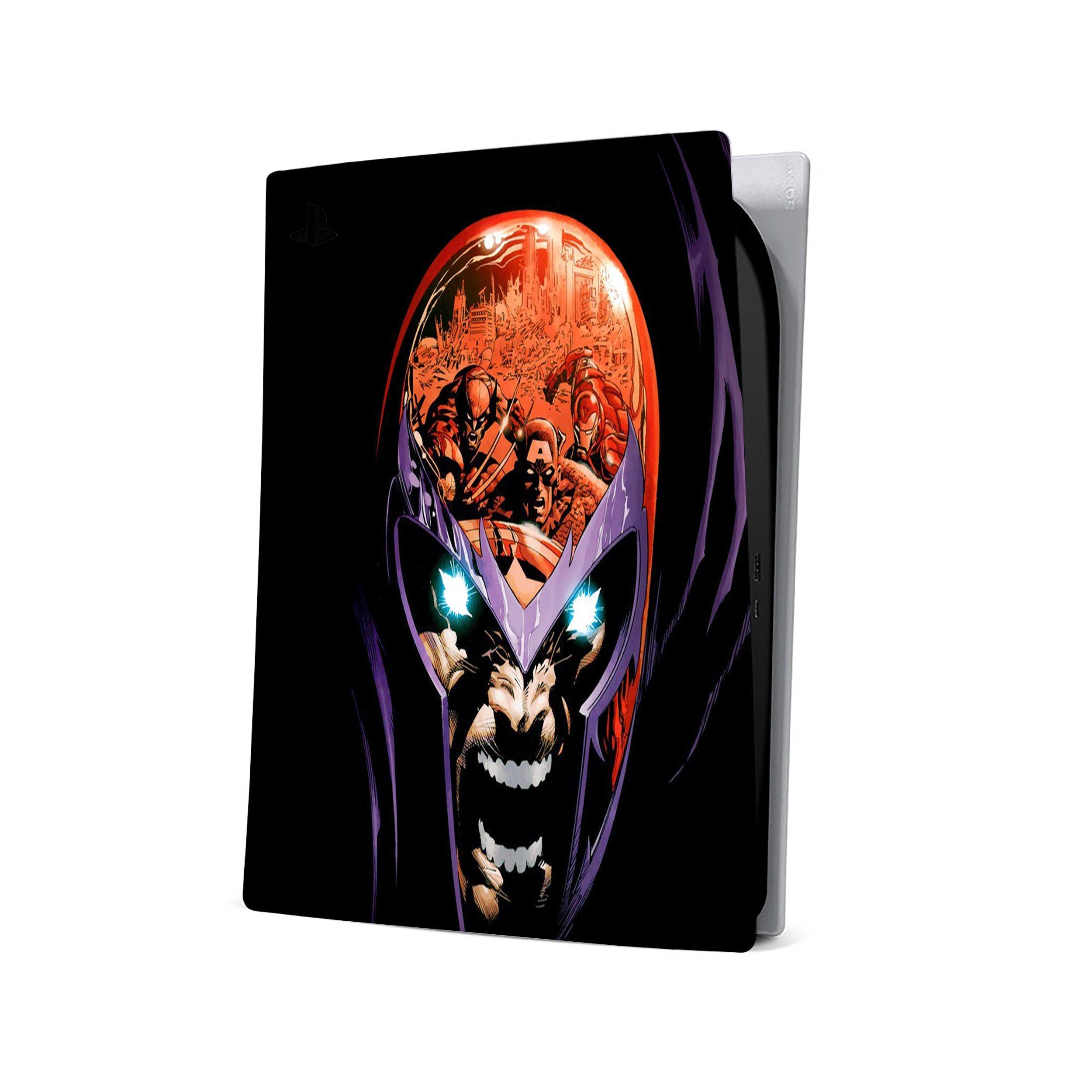 Master of Magnetism v1 PS5 Skin - Comics-inspired design