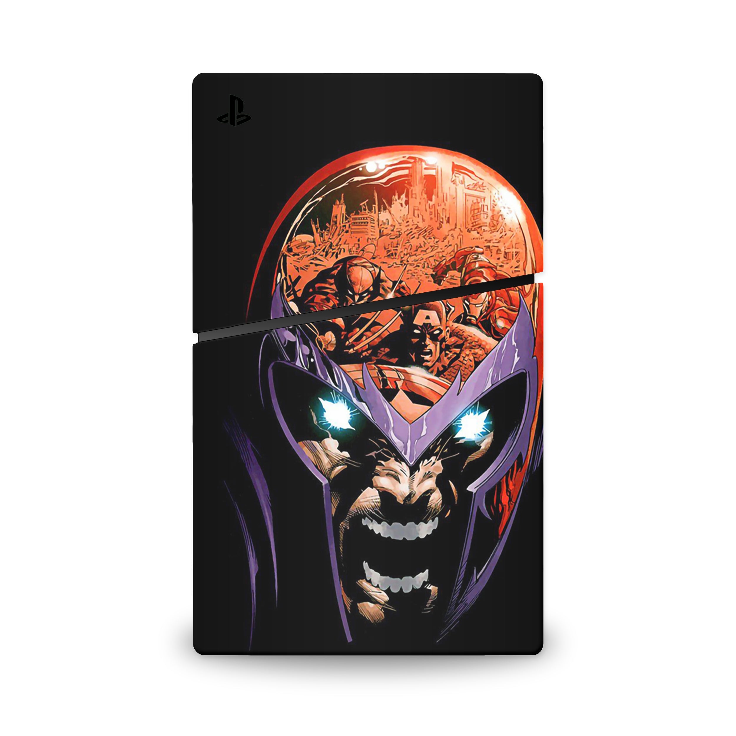 Master of Magnetism v1 PS5 Slim Digital Skin - Comics-inspired design