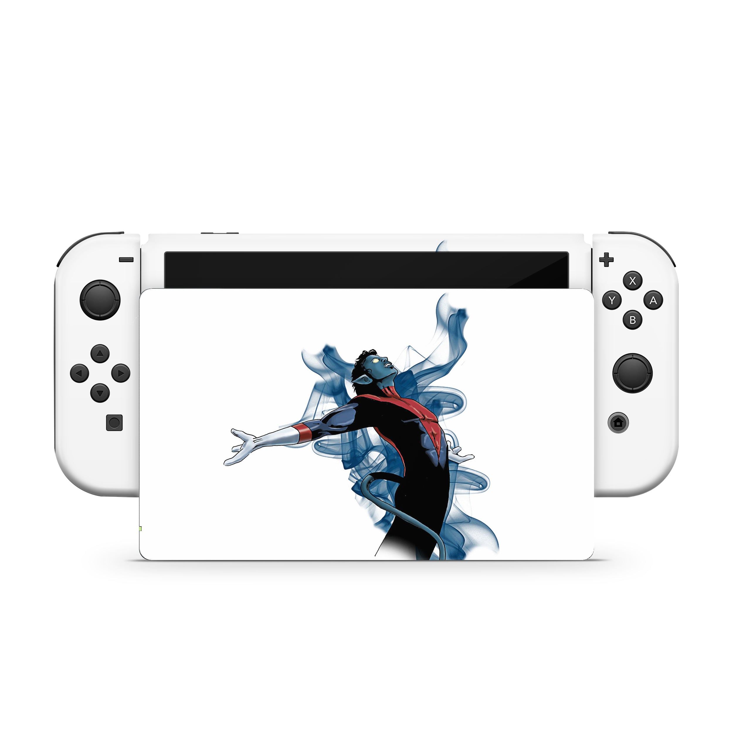 Shadow Teleporter v1 Nintendo Switch OLED Skin - Comics-inspired design