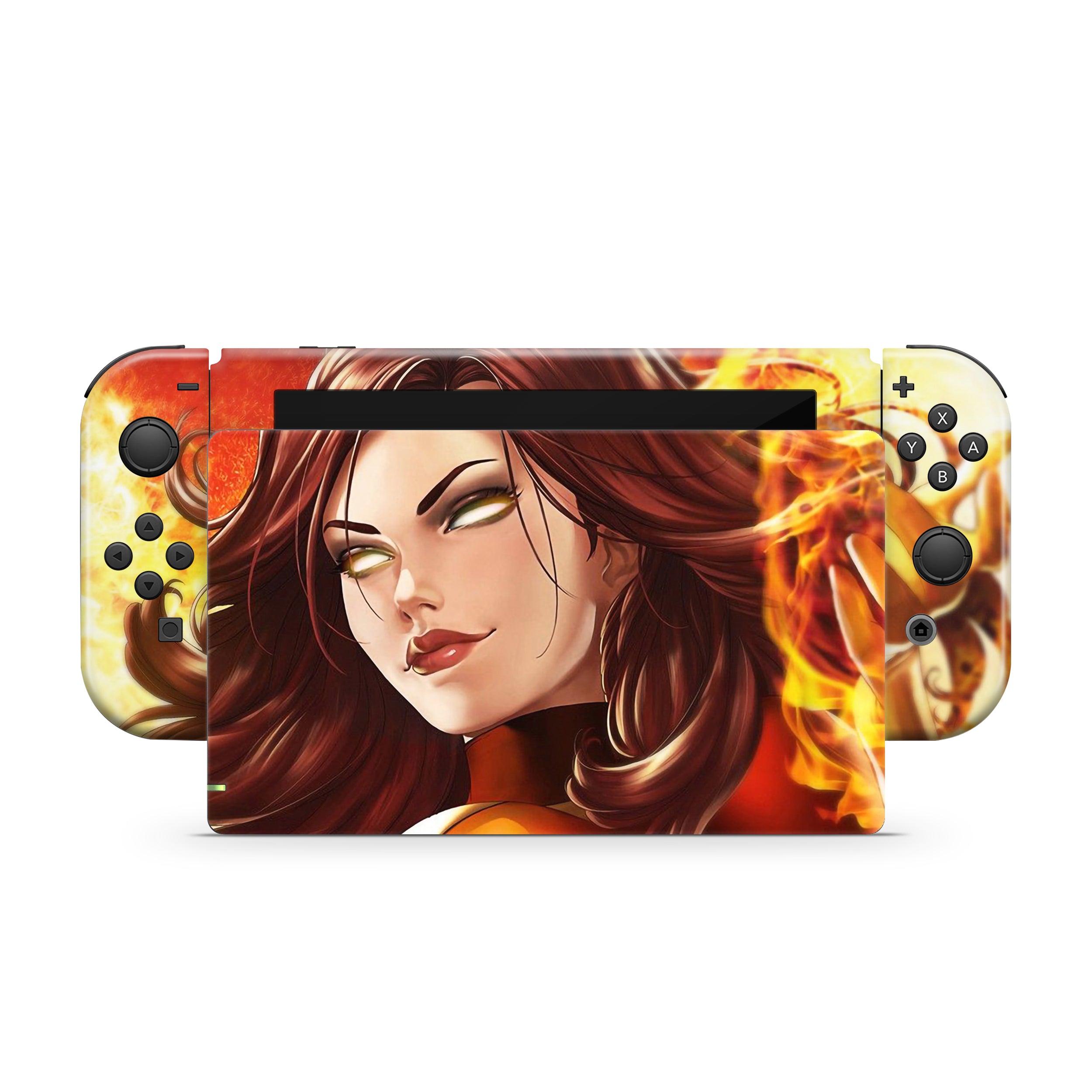 Dawnfire v1 Nintendo Switch Skin - Comics-inspired design