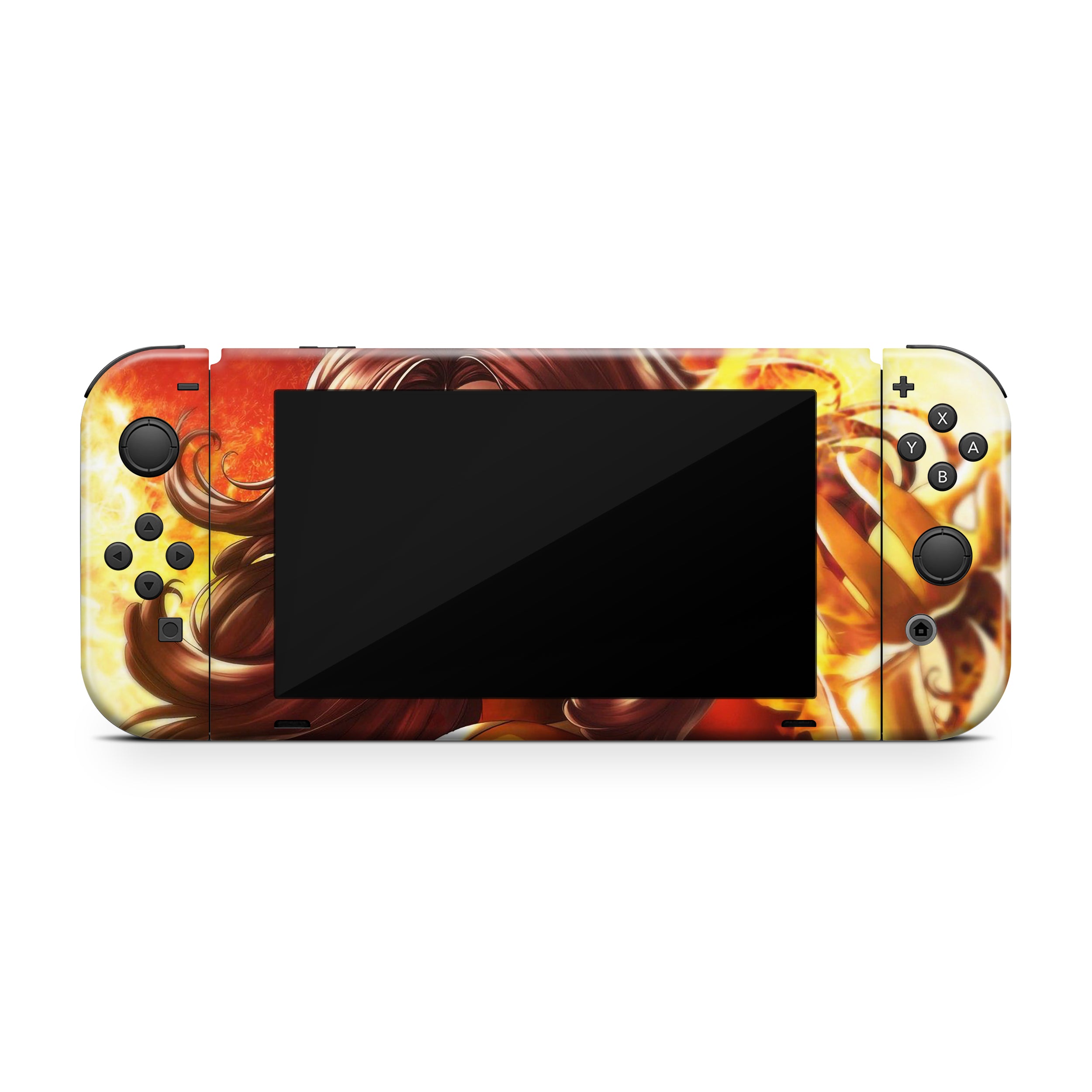 Dawnfire v1 Nintendo Switch OLED Skin - Comics-inspired design