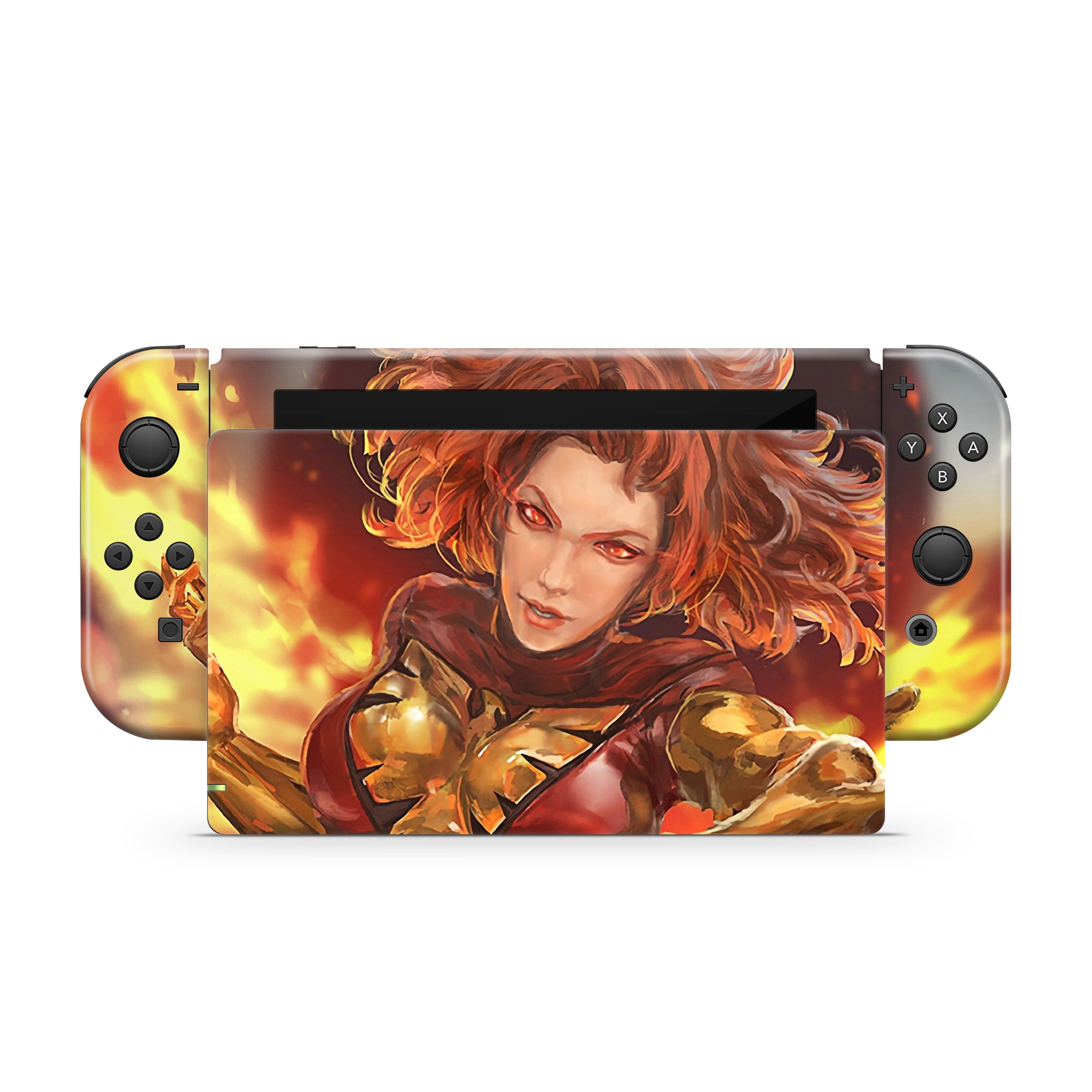 Dawnfire v3 Nintendo Switch Skin - Comics-inspired design