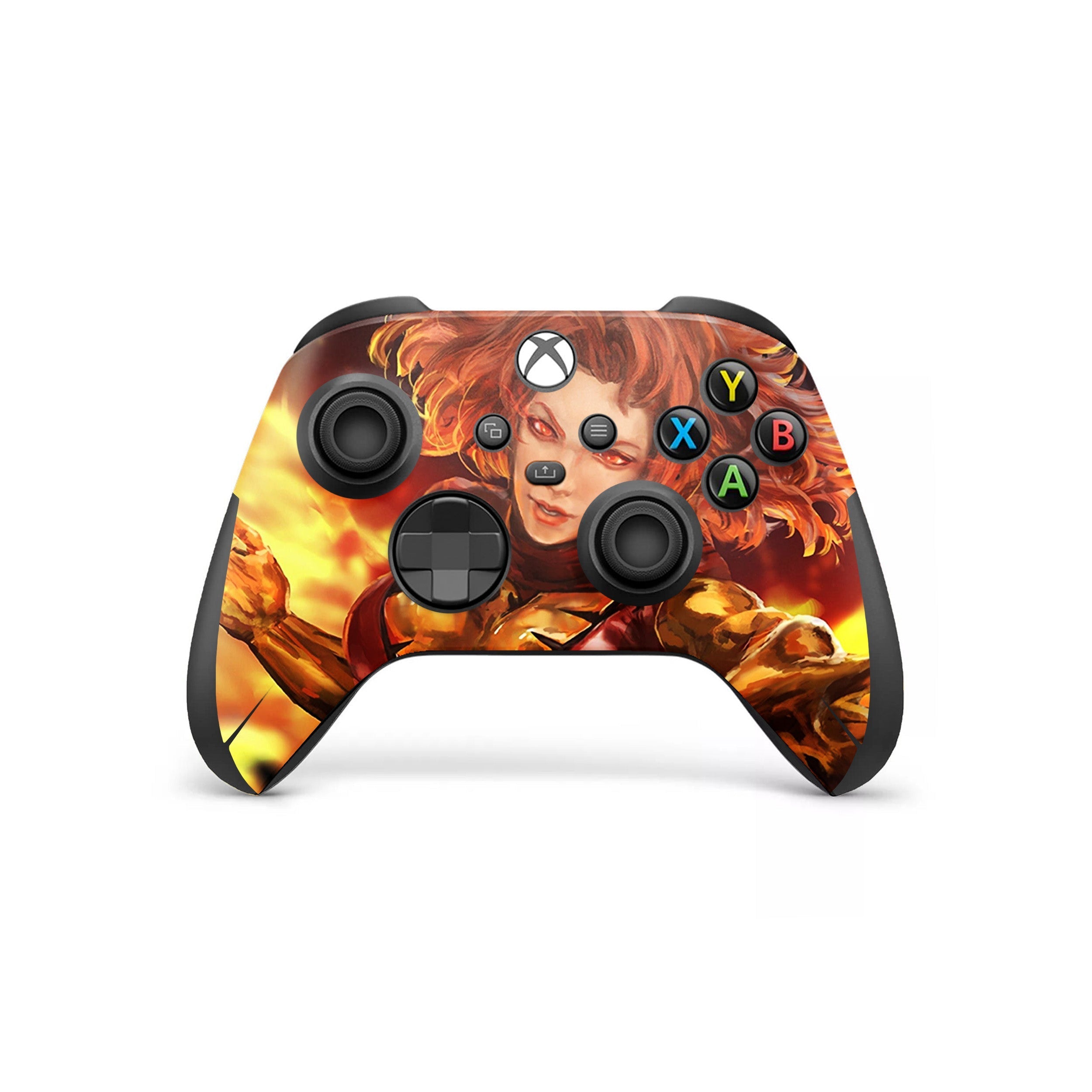 Dawnfire v3 Xbox Series Controller Skin - Comics-inspired design