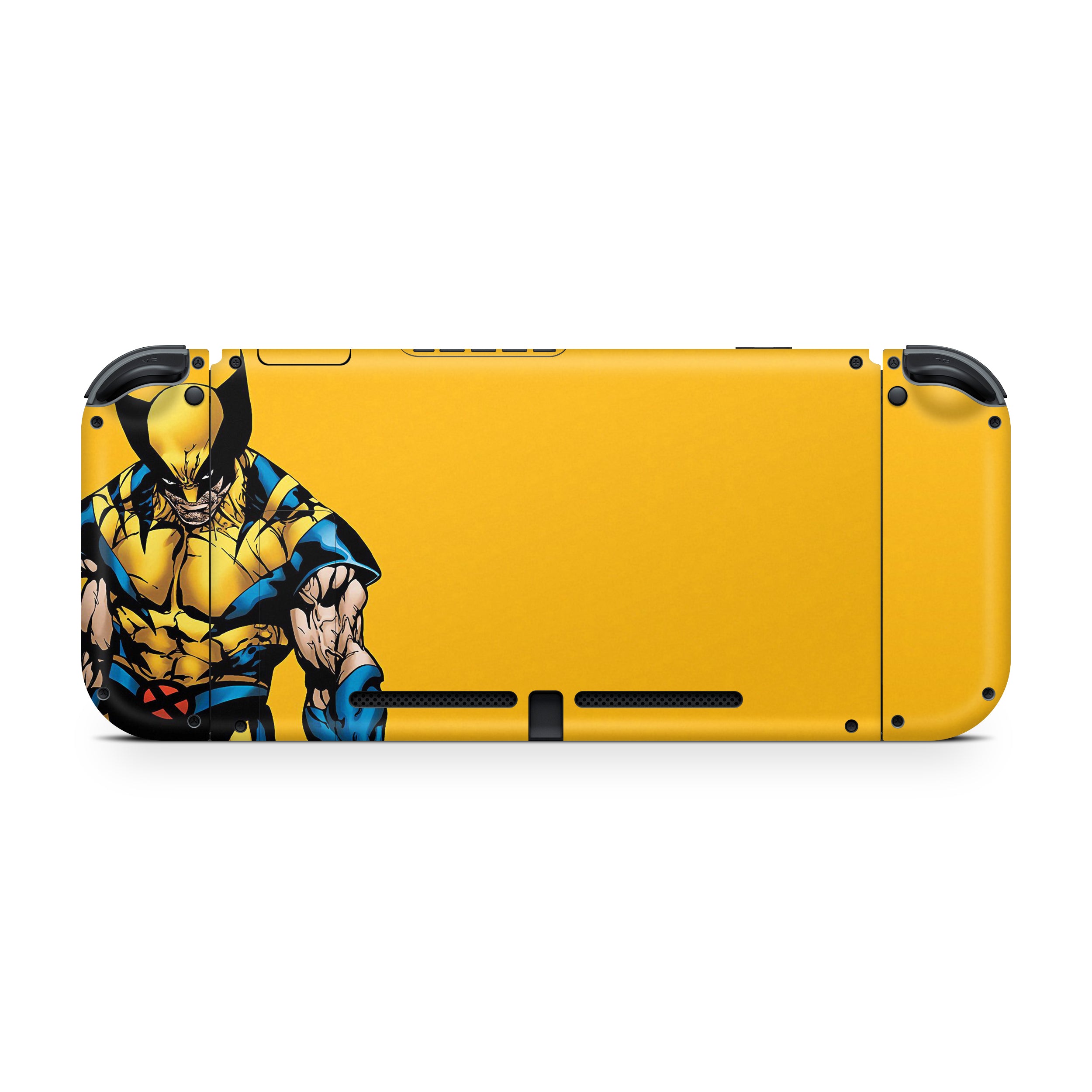 Metallic Claws v1 Nintendo Switch OLED Skin - Comics-inspired design