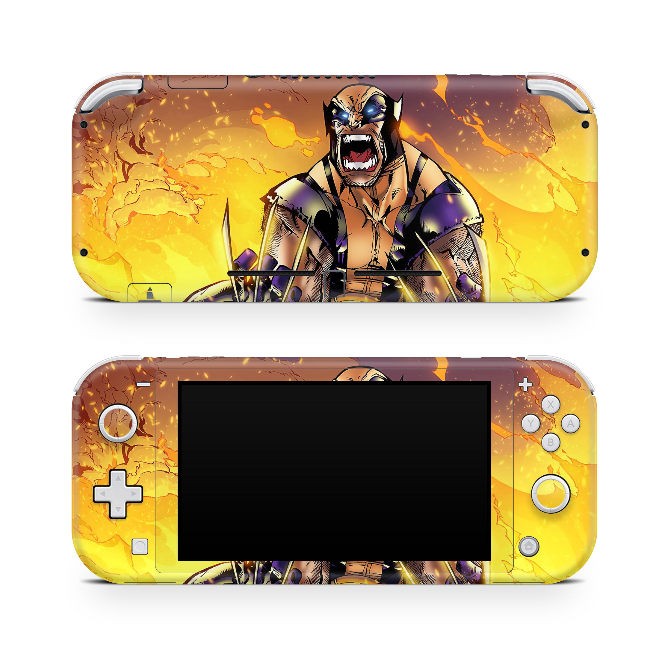 Metallic Claws v4 Nintendo Switch Lite Skin - Comics-inspired design