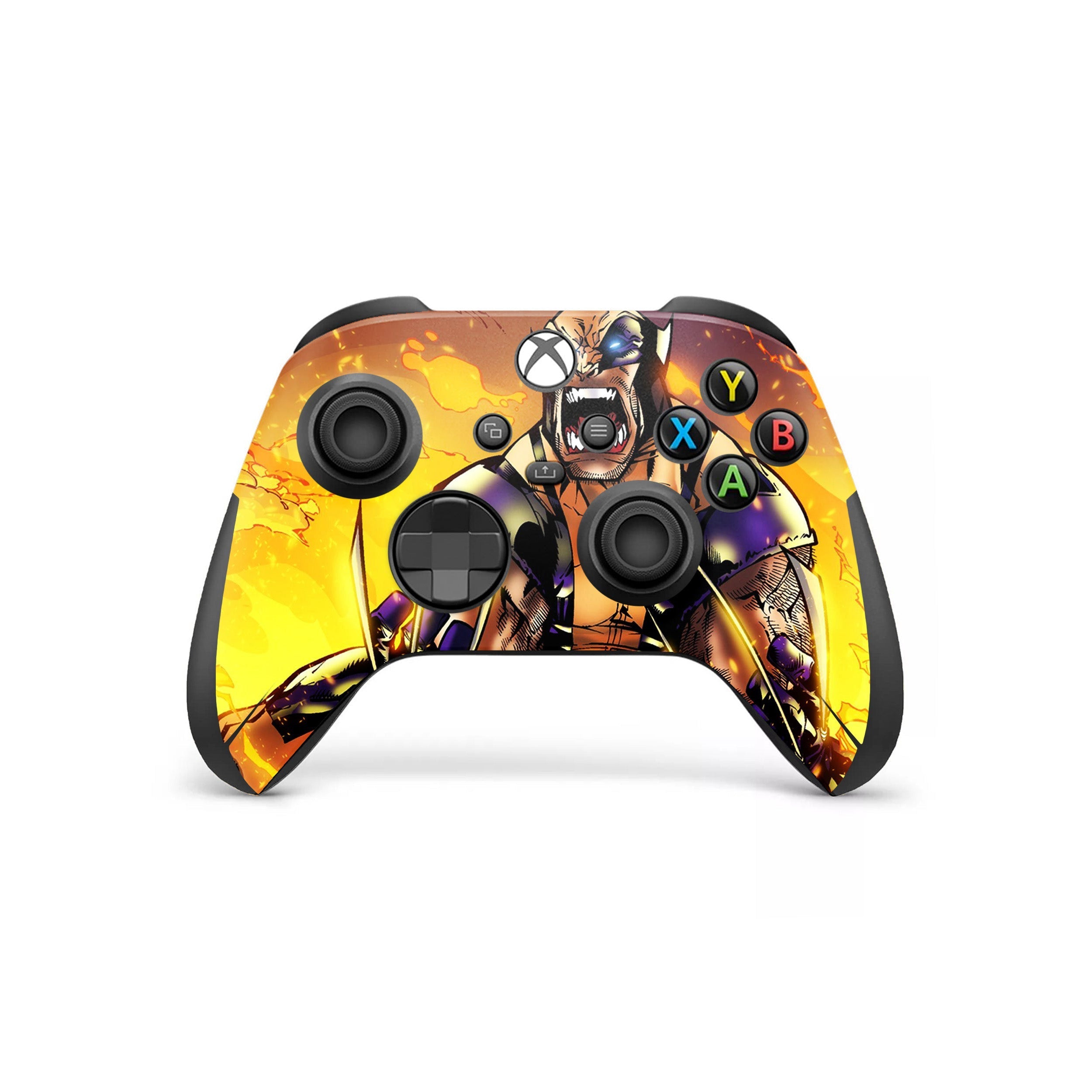 Metallic Claws v4 Xbox Series Controller Skin - Comics-inspired design