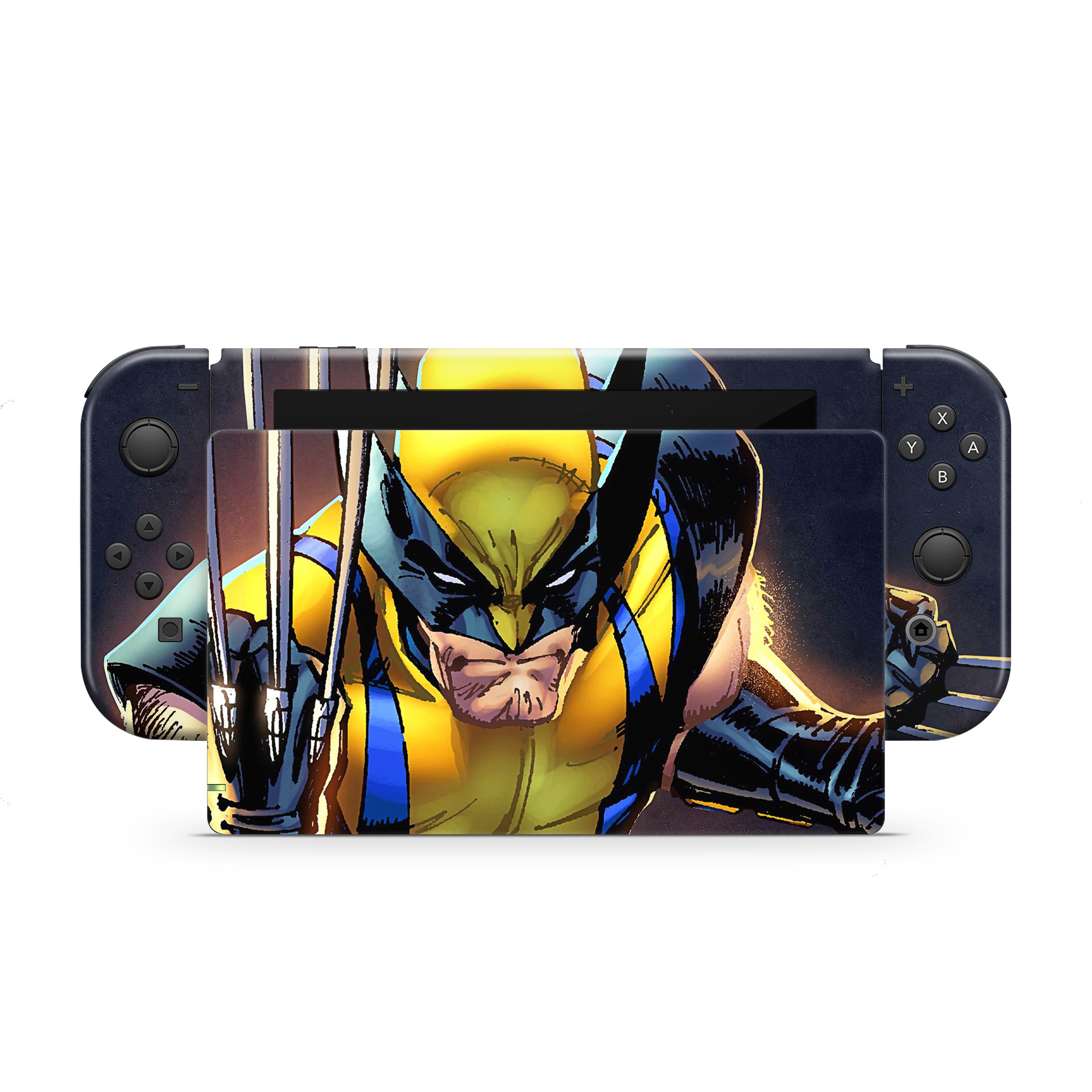 Metallic Claws v5 Nintendo Switch Skin - Comics-inspired design