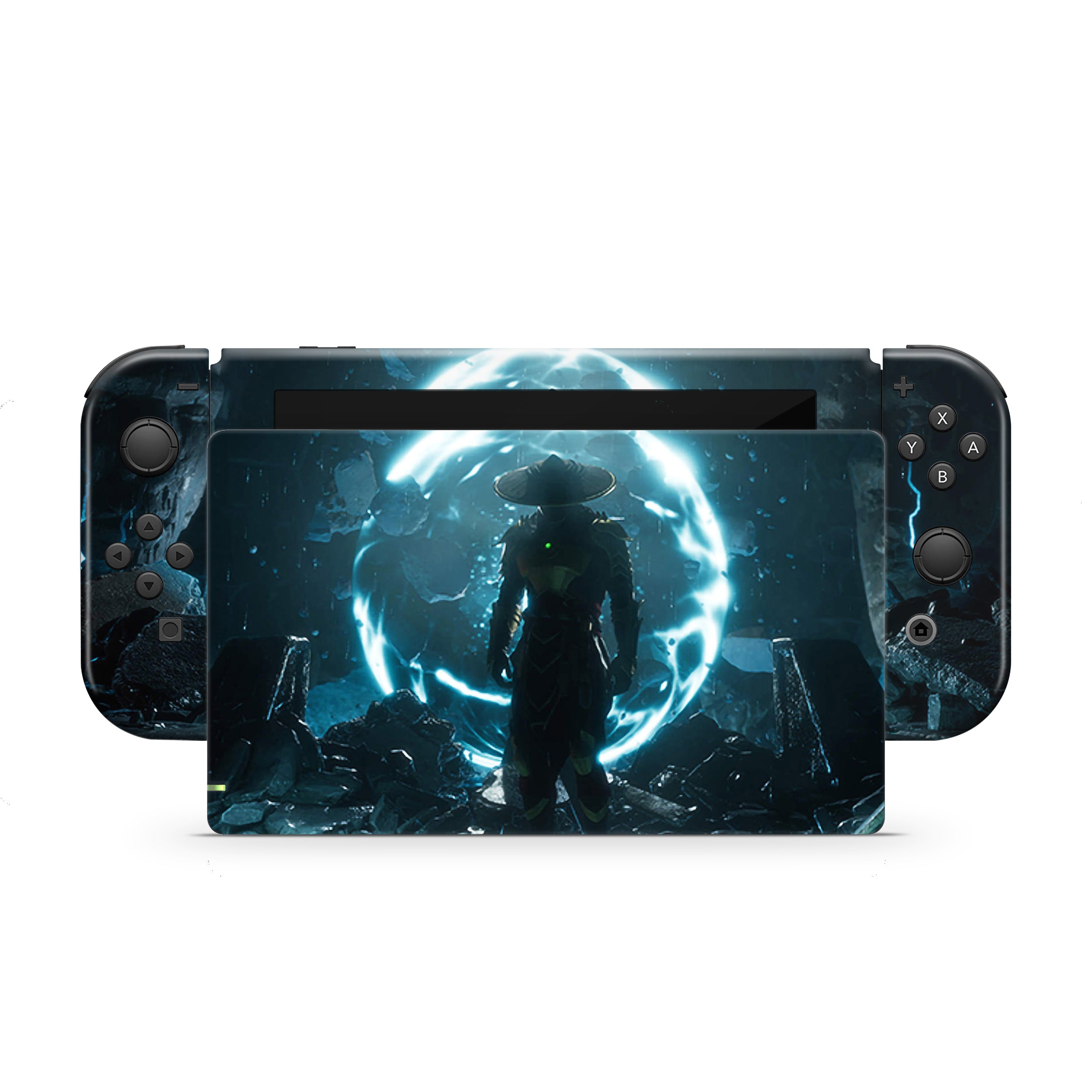 Thunder Warrior v1 Nintendo Switch Skin - Video Game-inspired design