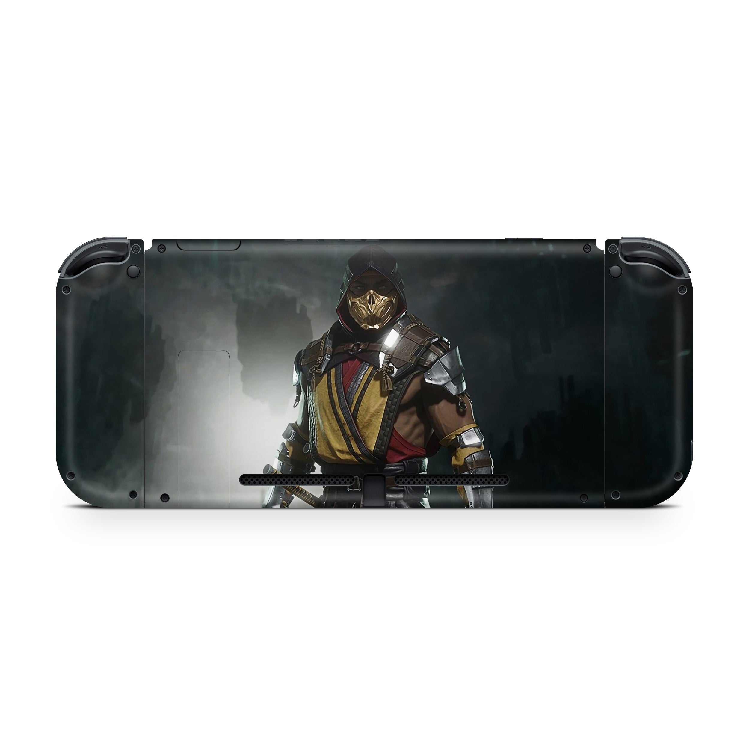 Inferno Ninja v1 Nintendo Switch OLED Skin - Video Game-inspired design
