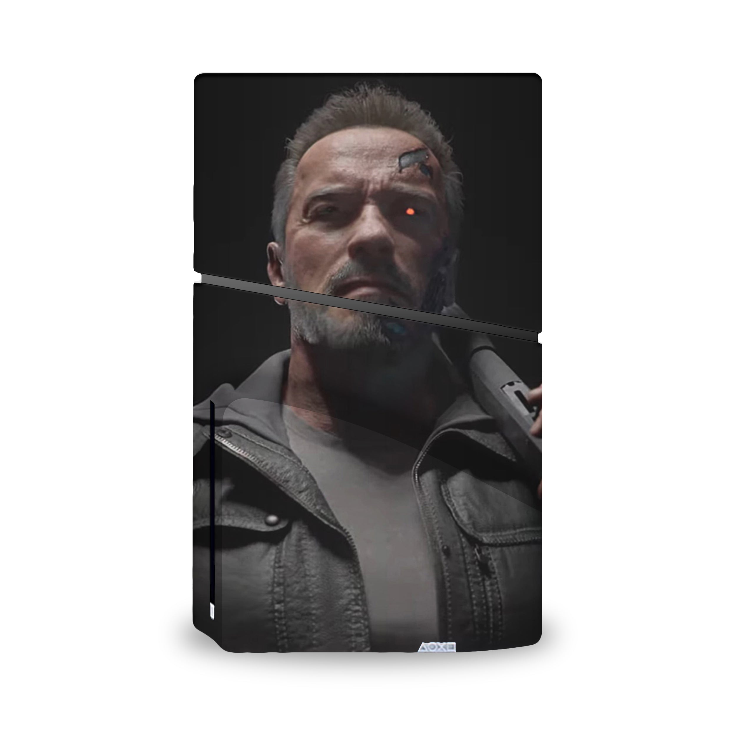 Cybernetic Destroyer v1 PS5 Slim Skin - Video Game-inspired design