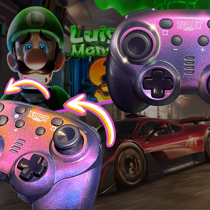 turbX Prism Shift Mini Sized Wireless Gaming Controller