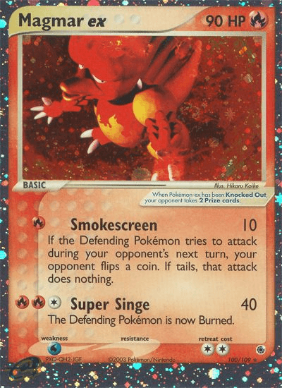 Magmar ex (100/109) [EX: Ruby & Sapphire]