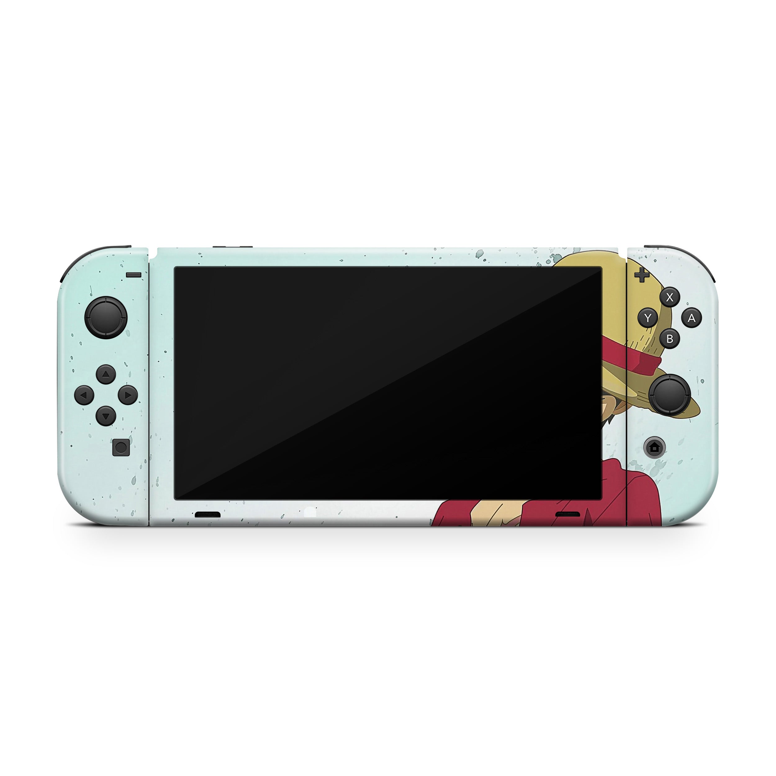 Sea Adventurer v5 Nintendo Switch OLED Skin - Anime-inspired design