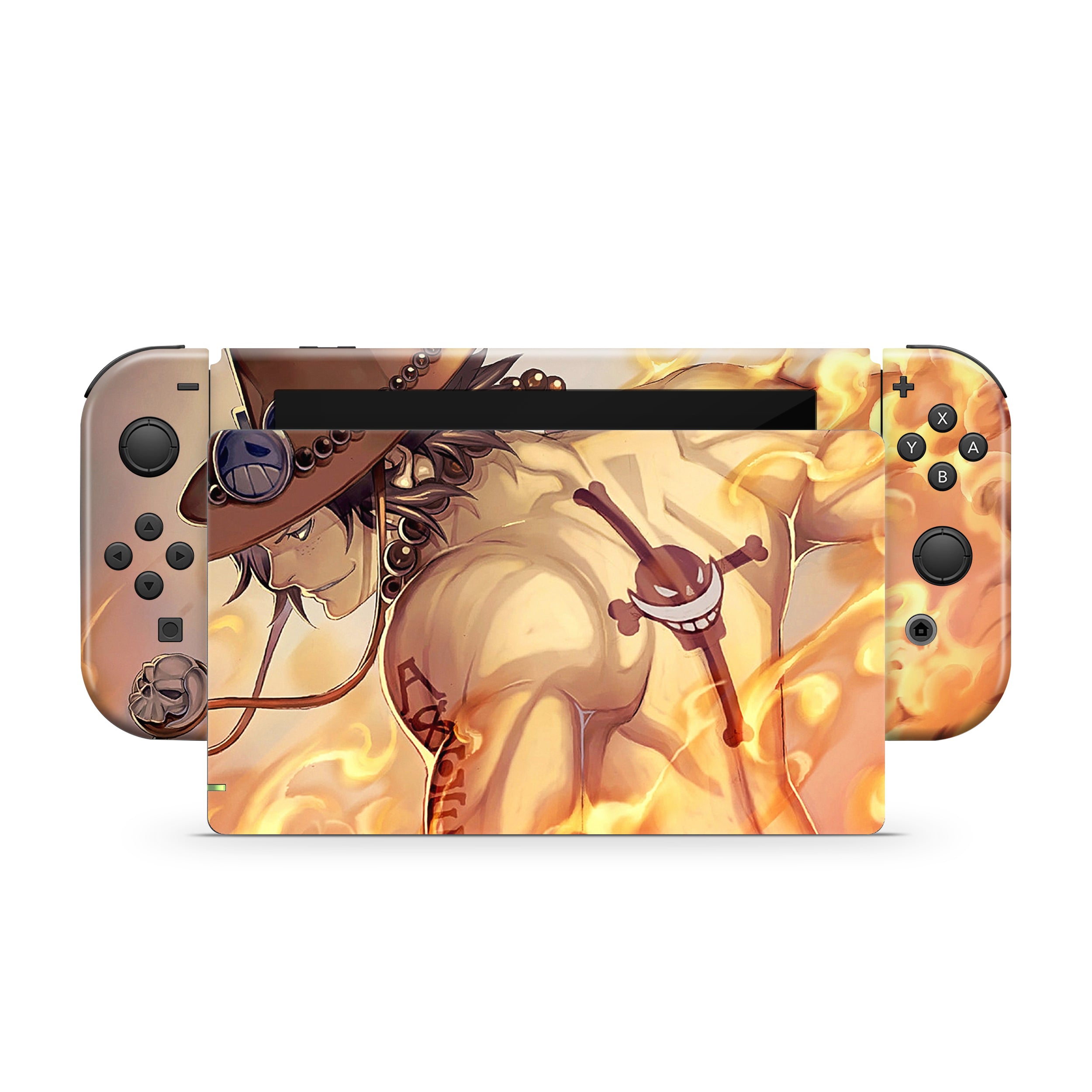 Pyro Nomad v1 Nintendo Switch Skin - Anime-inspired design
