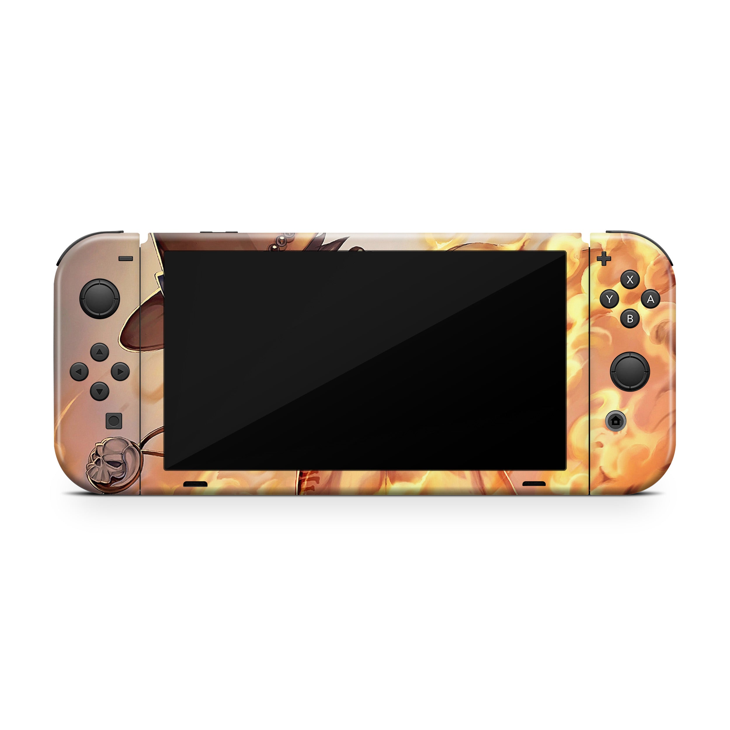 Pyro Nomad v1 Nintendo Switch OLED Skin - Anime-inspired design