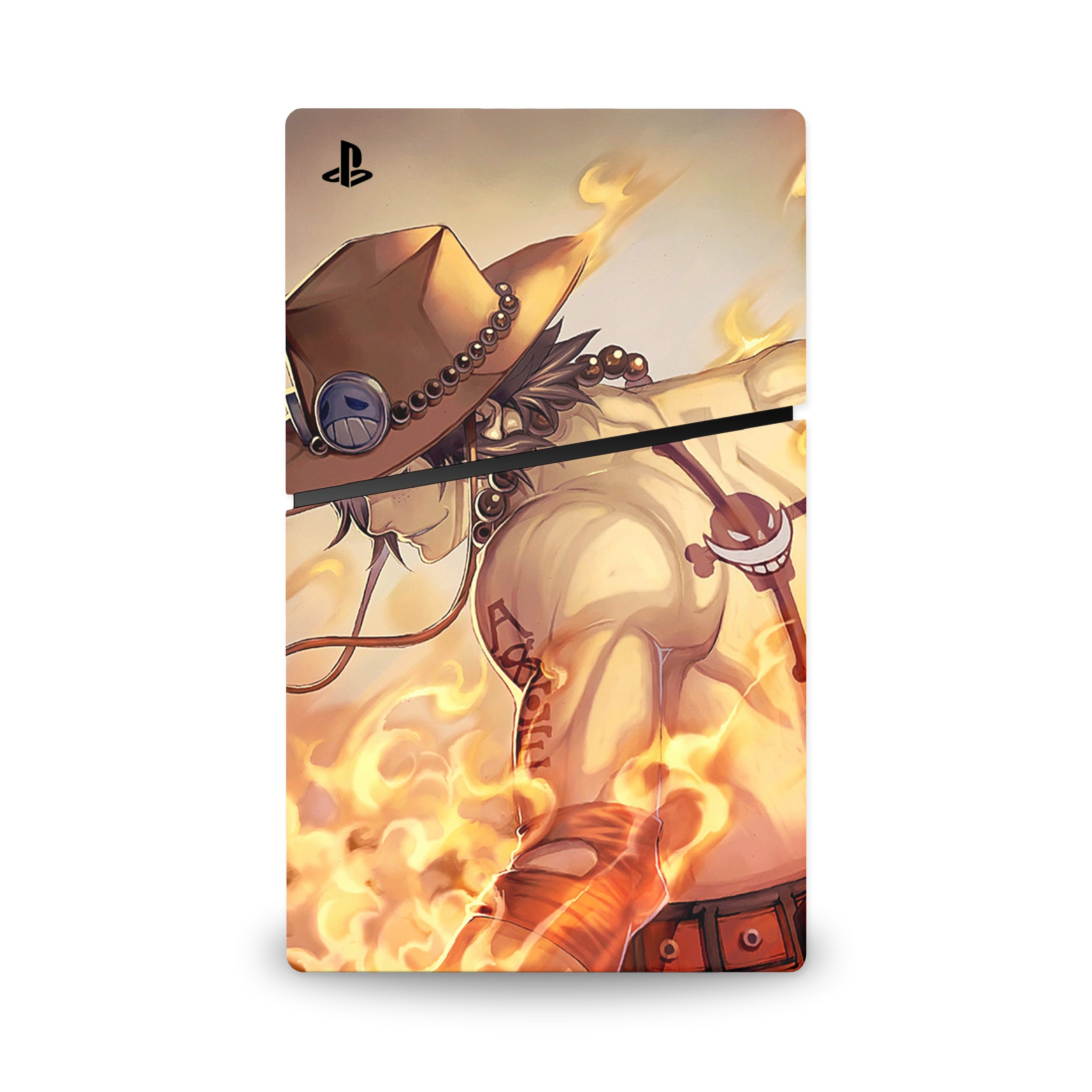 Pyro Nomad v1 PS5 Slim Digital Skin - Anime-inspired design