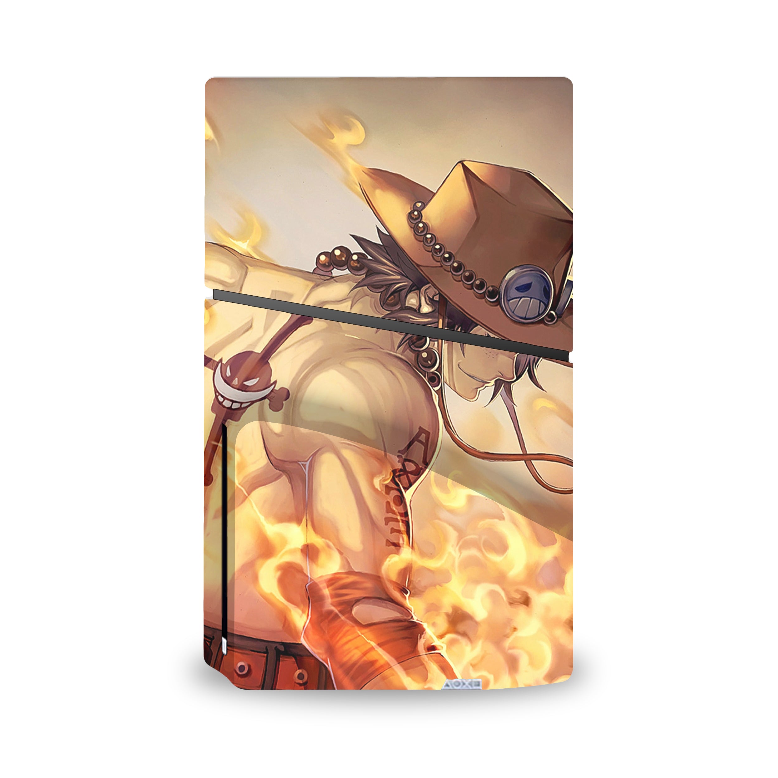 Pyro Nomad v1 PS5 Slim Skin - Anime-inspired design