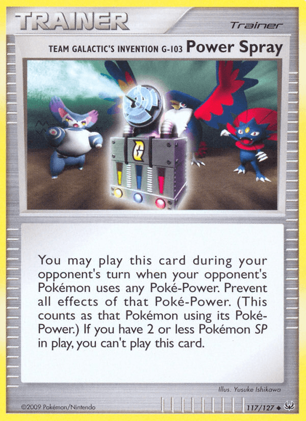 Team Galactic's Invention G-103 Power Spray (117/127) [Platinum: Base Set]