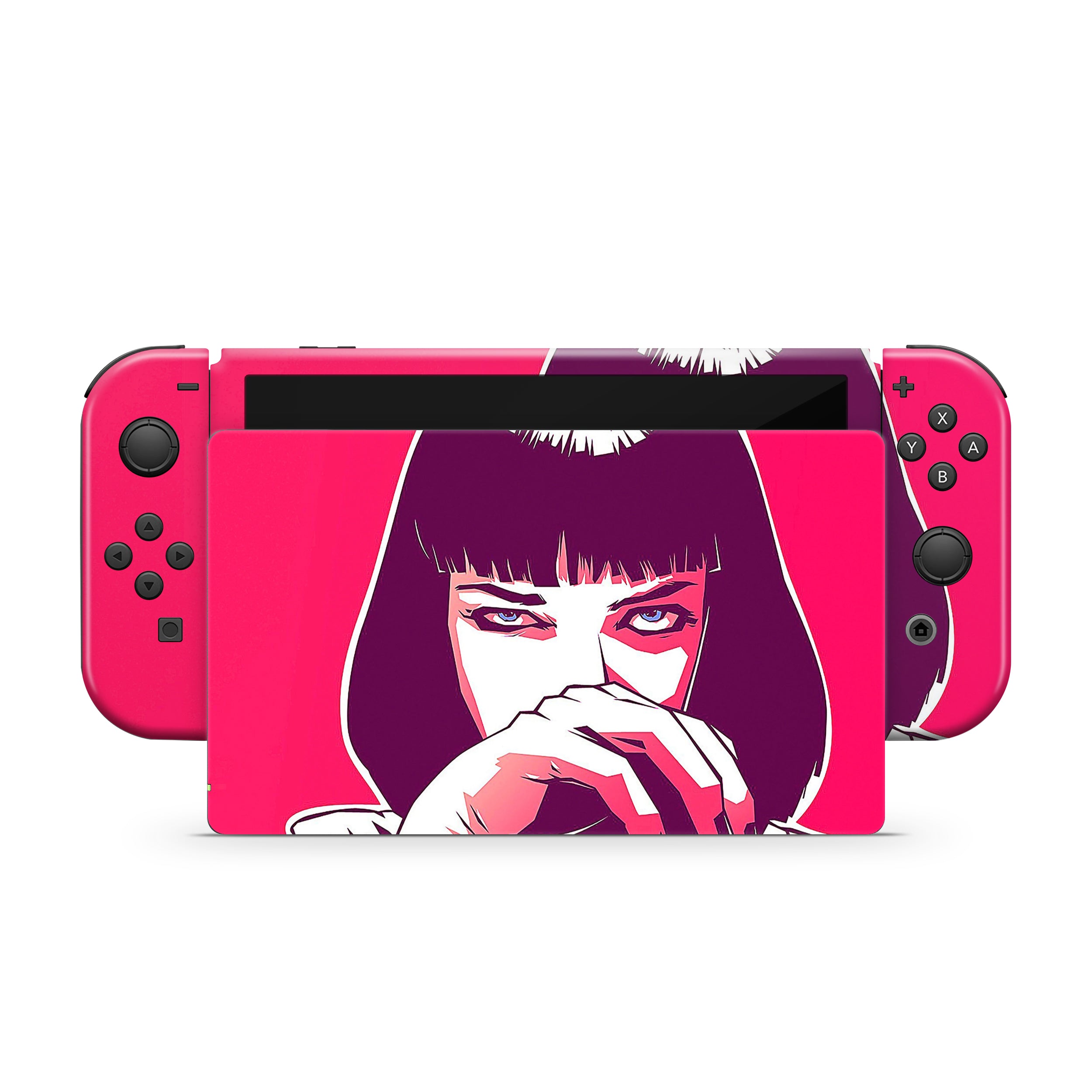 Femme Fatale v1 Nintendo Switch OLED Skin - Movies-inspired design