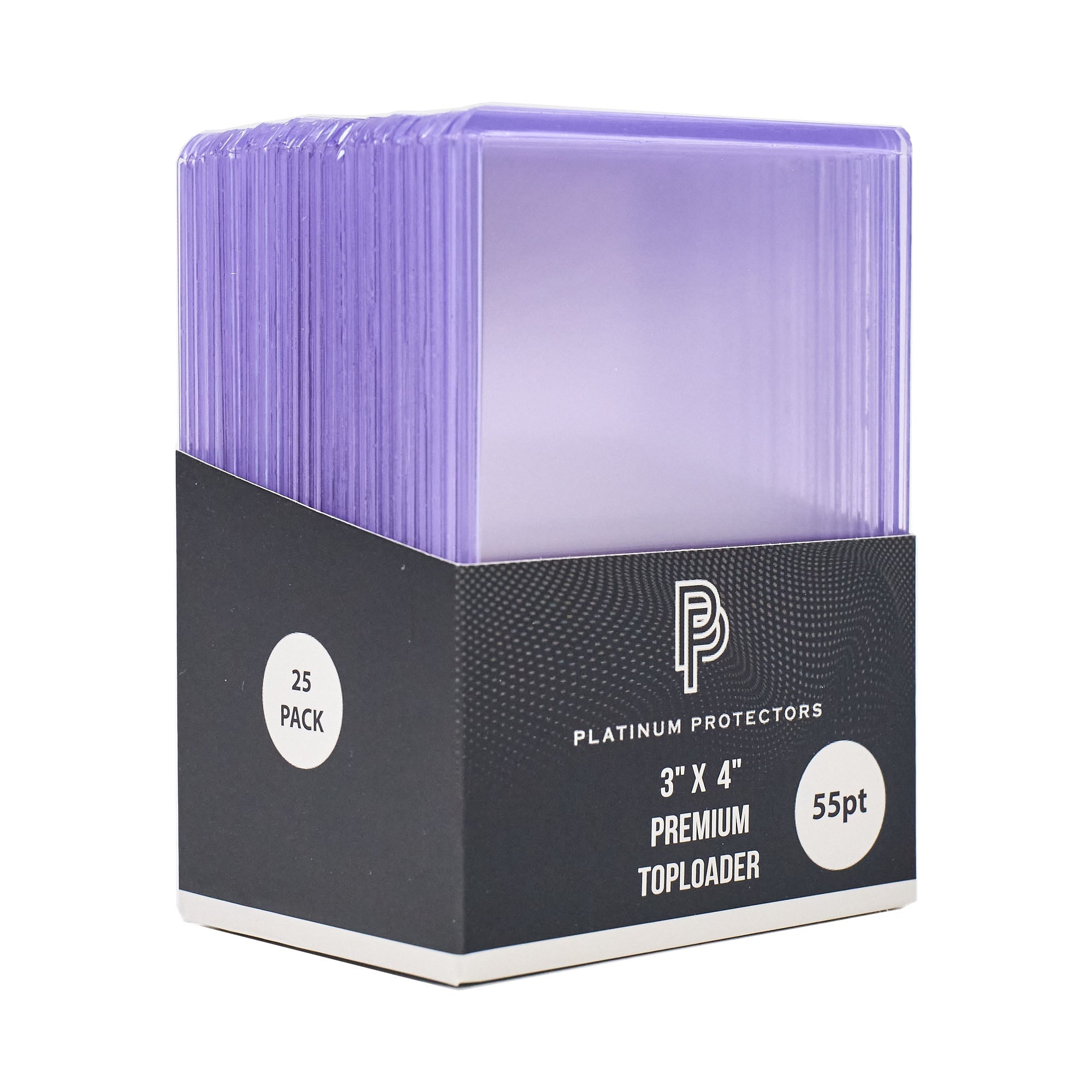 Platinum Protectors Premium Toploaders for Trading Cards - 55 pt