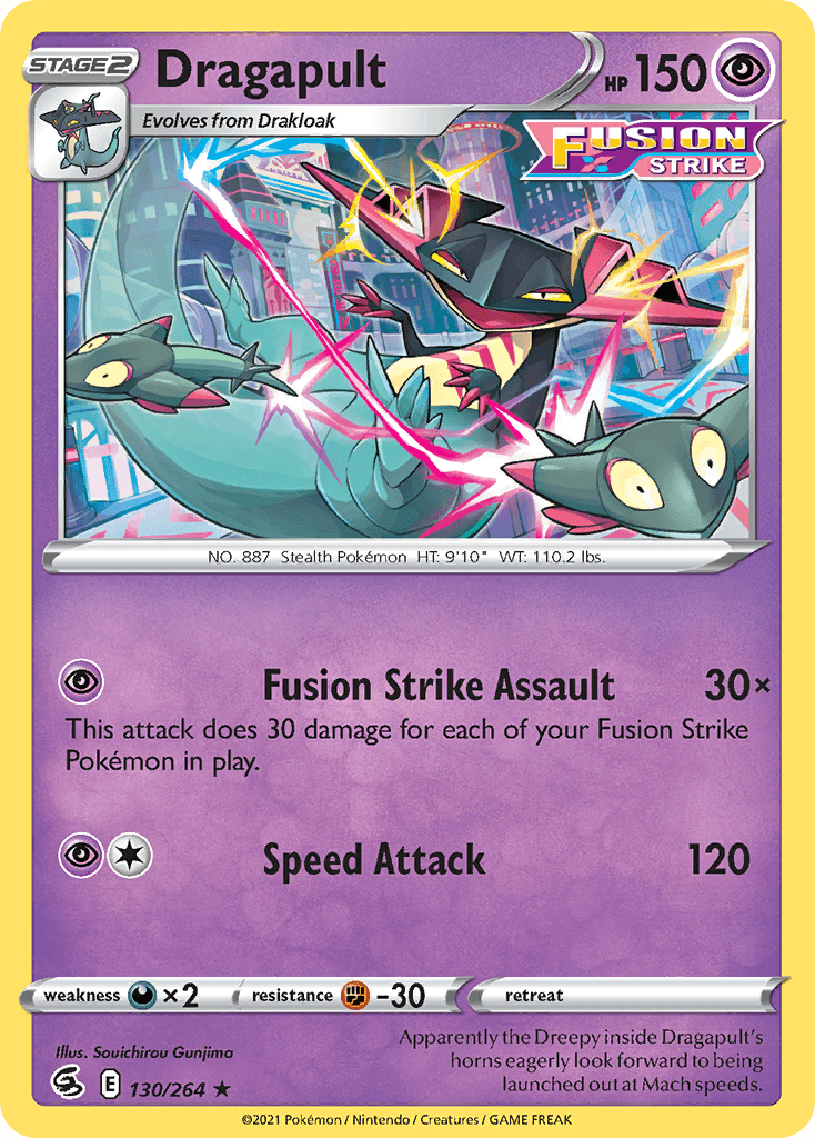 Dragapult (130/264) (Theme Deck Exclusive) [Sword & Shield: Fusion Strike]