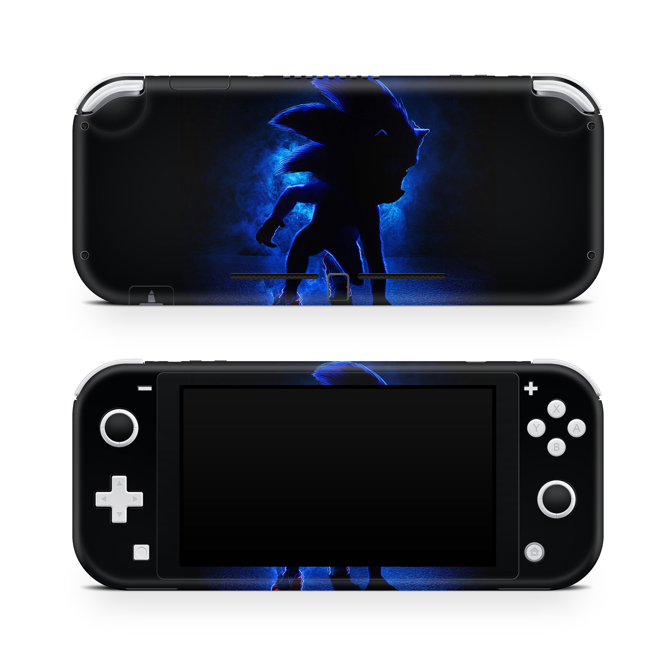 Blue Speedster v2 Nintendo Switch Lite Skin - Video Game-inspired design