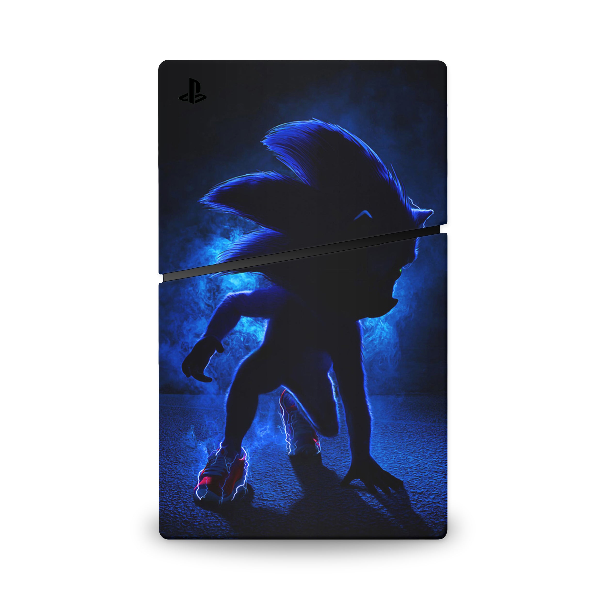 Blue Speedster v2 PS5 Slim Skin - Video Game-inspired design