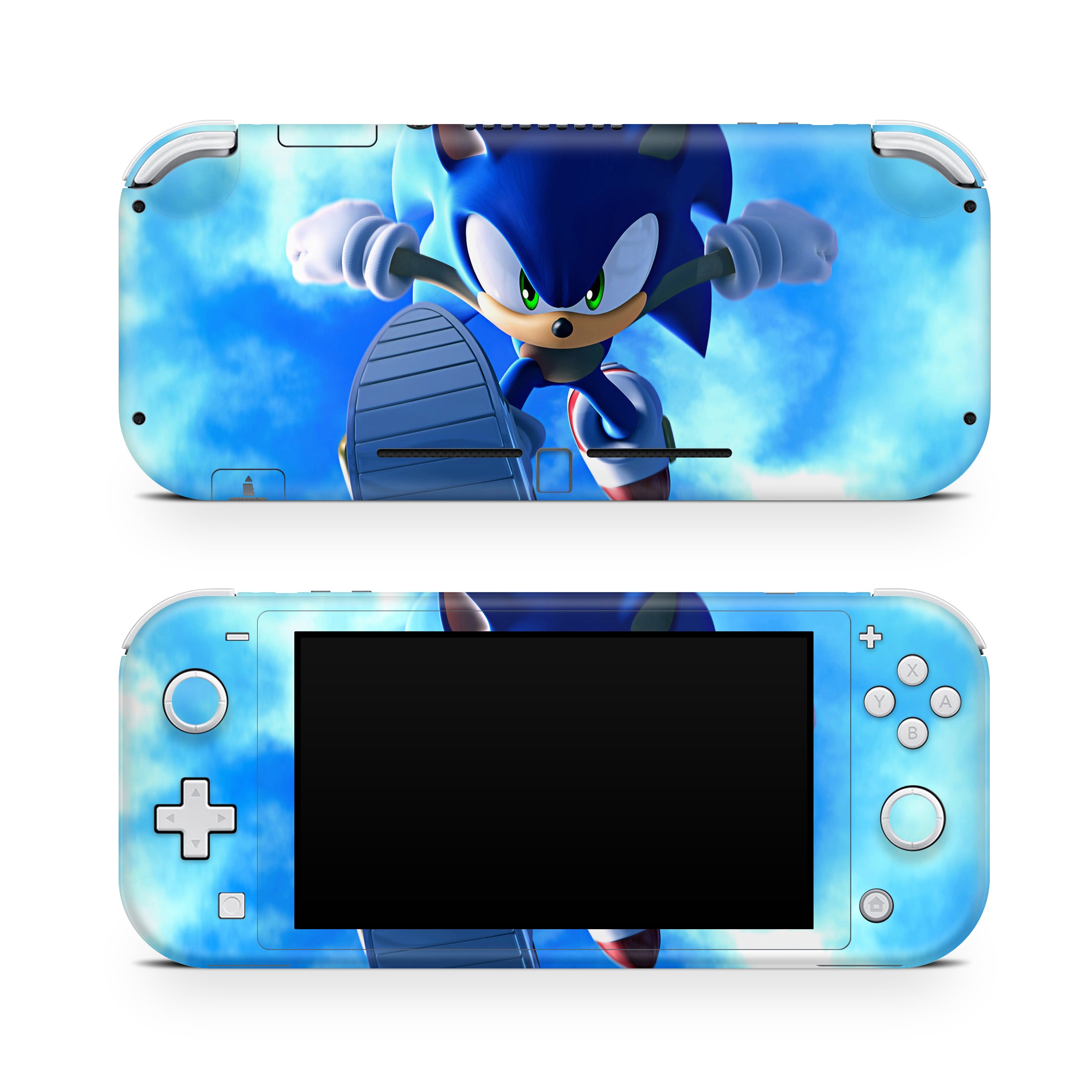 Blue Speedster v3 Nintendo Switch Lite Skin - Video Game-inspired design