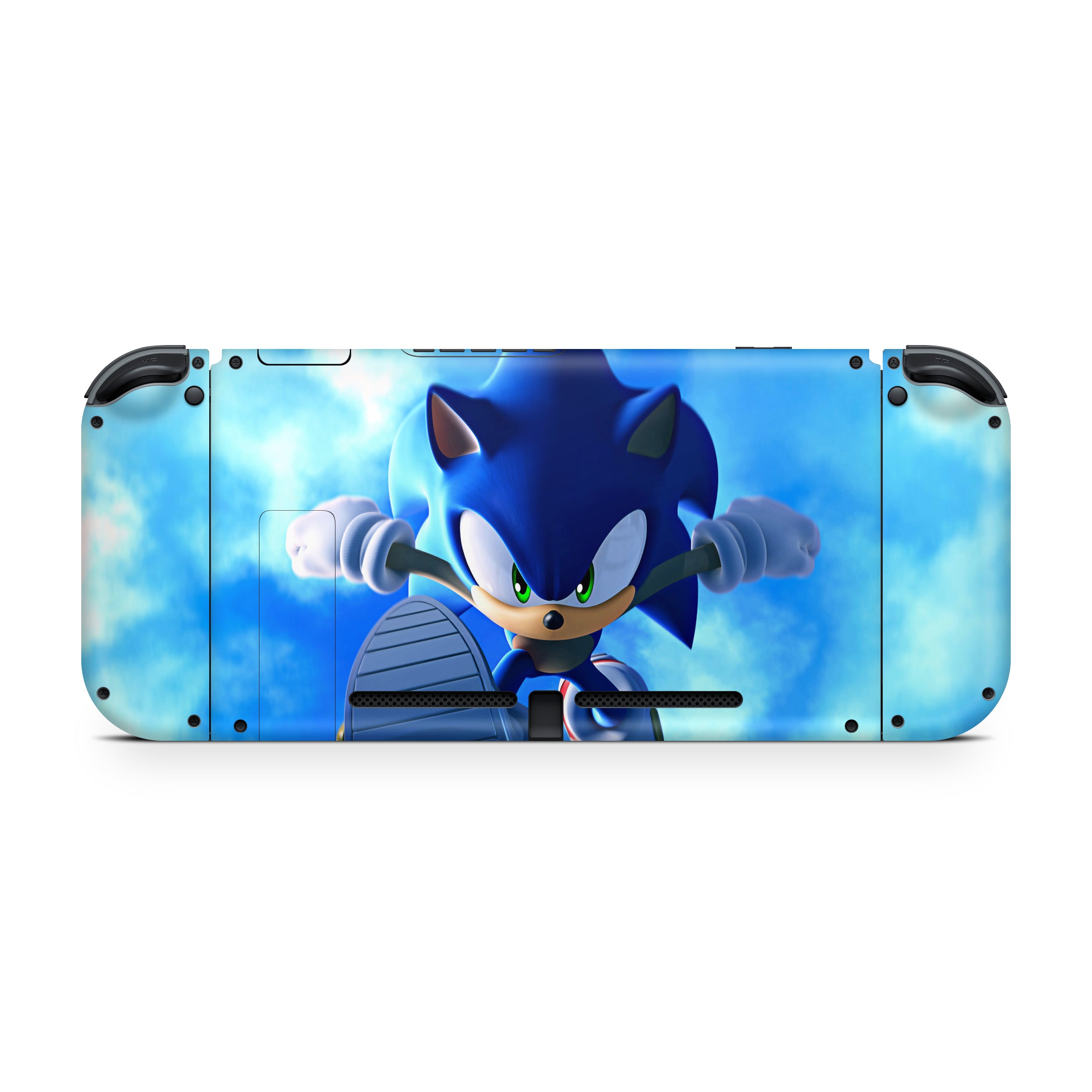 Blue Speedster v3 Nintendo Switch OLED Skin - Video Game-inspired design