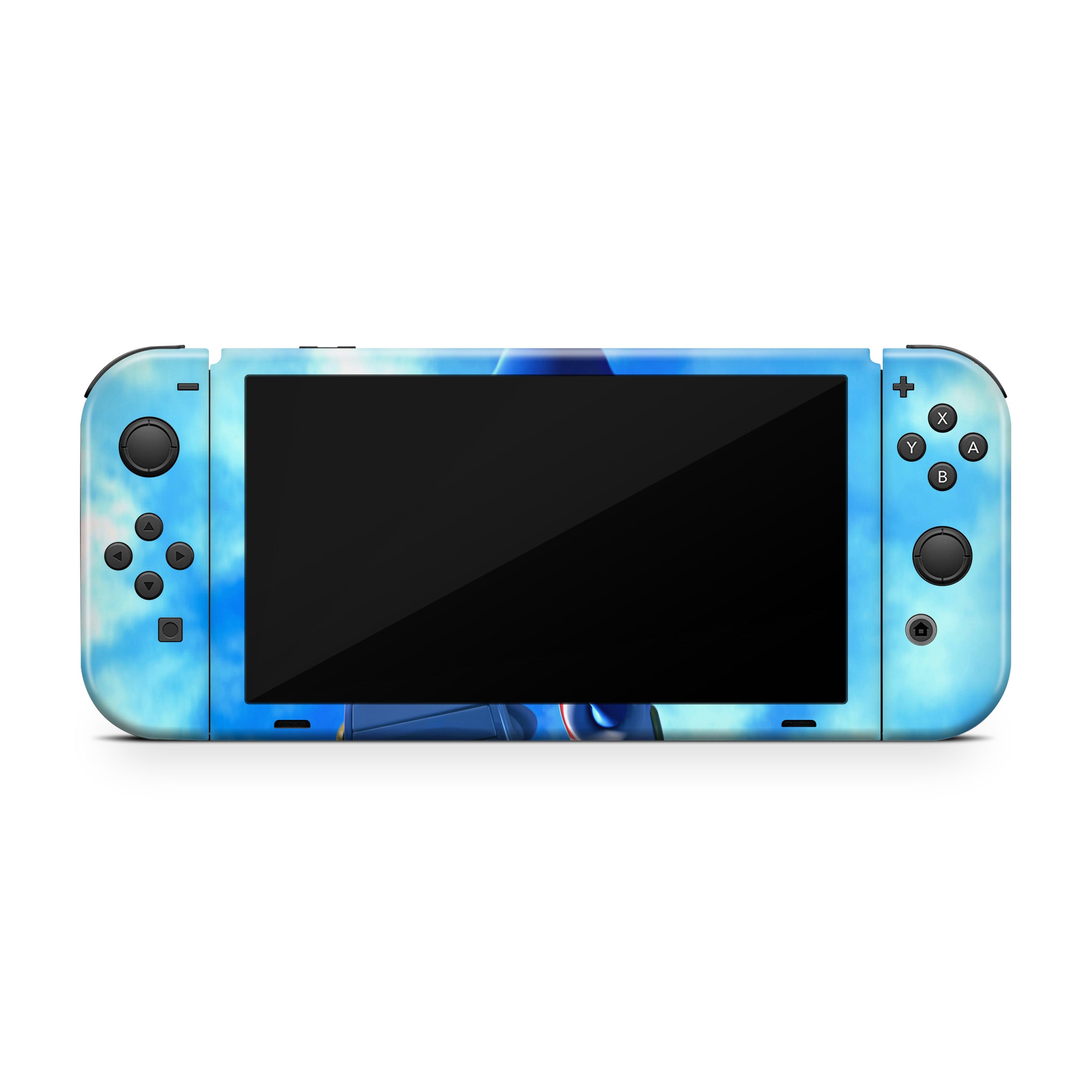 Blue Speedster v3 Nintendo Switch OLED Skin - Video Game-inspired design