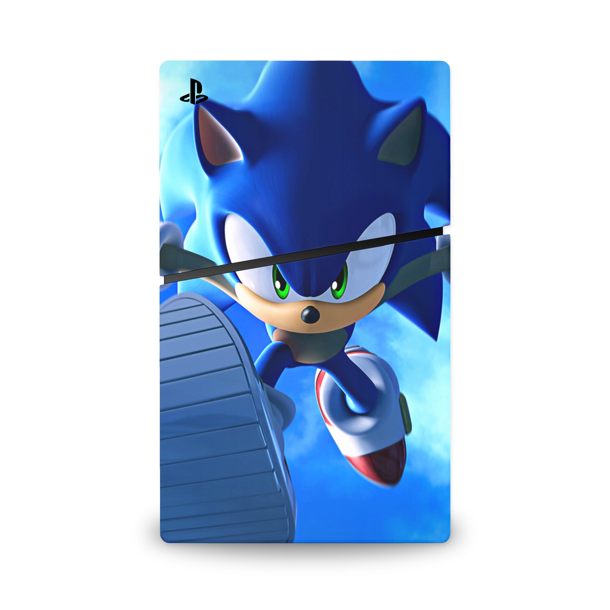 Blue Speedster v3 PS5 Slim Skin - Video Game-inspired design