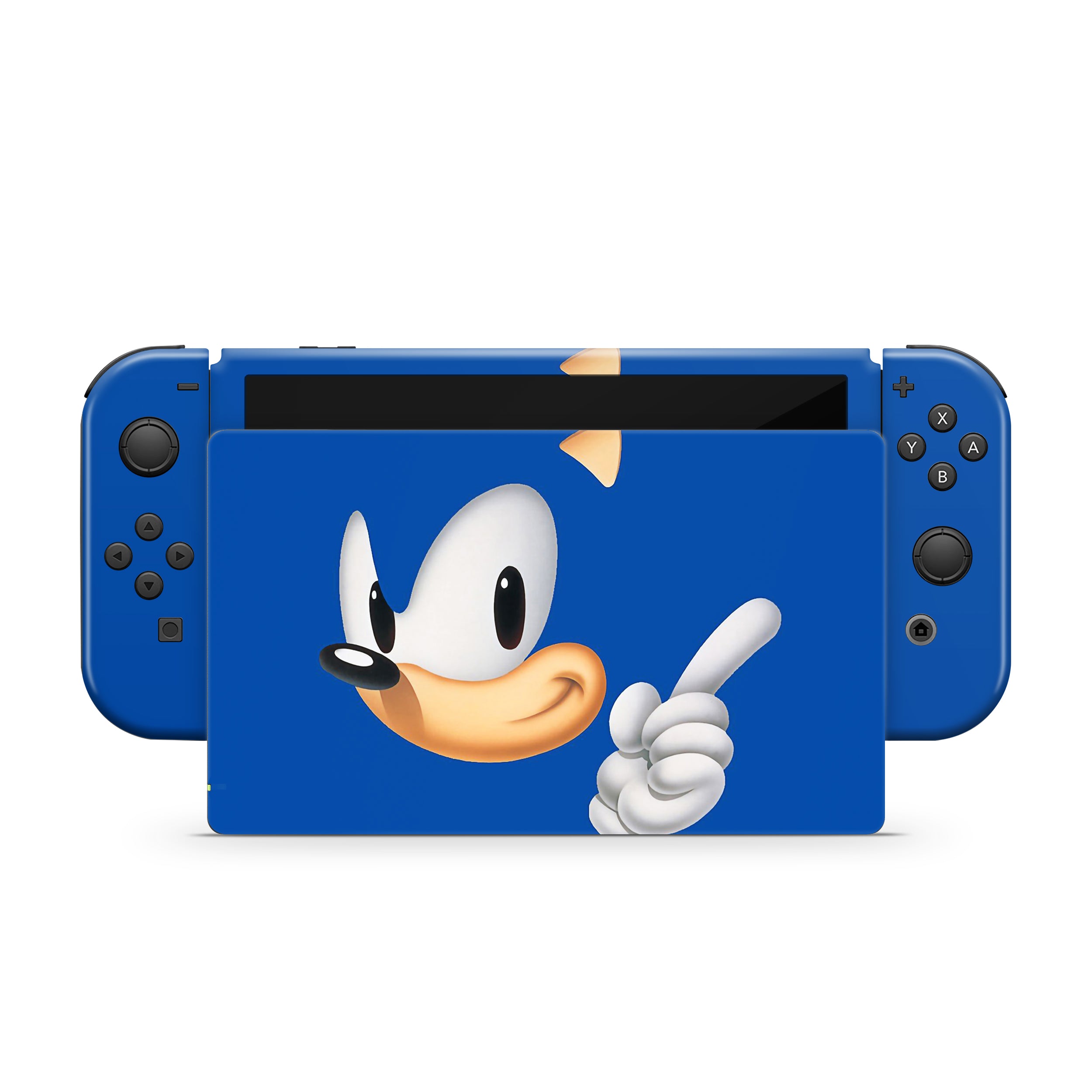 Blue Speedster v4 Nintendo Switch OLED Skin - Video Game-inspired design