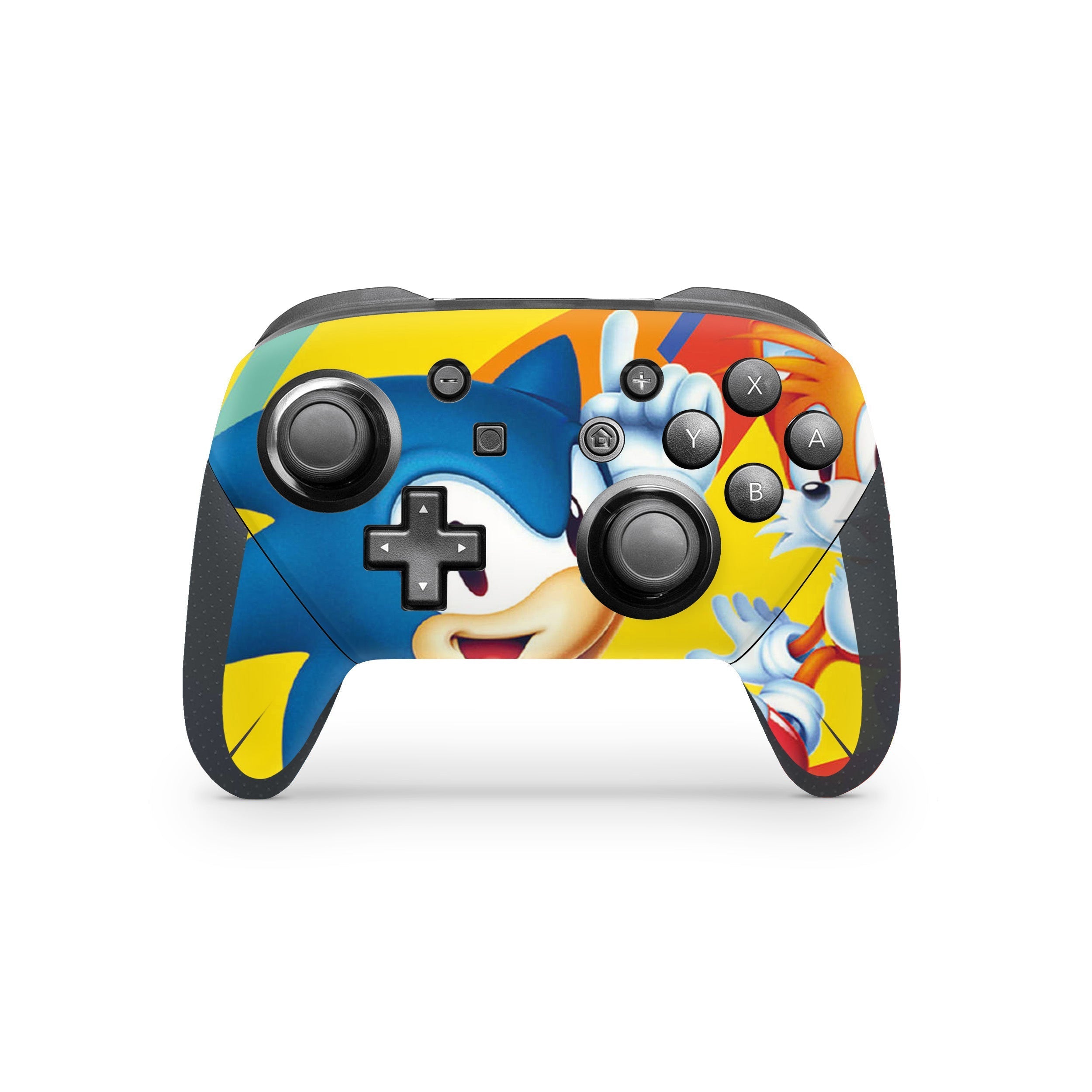 Blue Speedster v5 Nintendo Switch Pro Controller Skin - Video Game-inspired design
