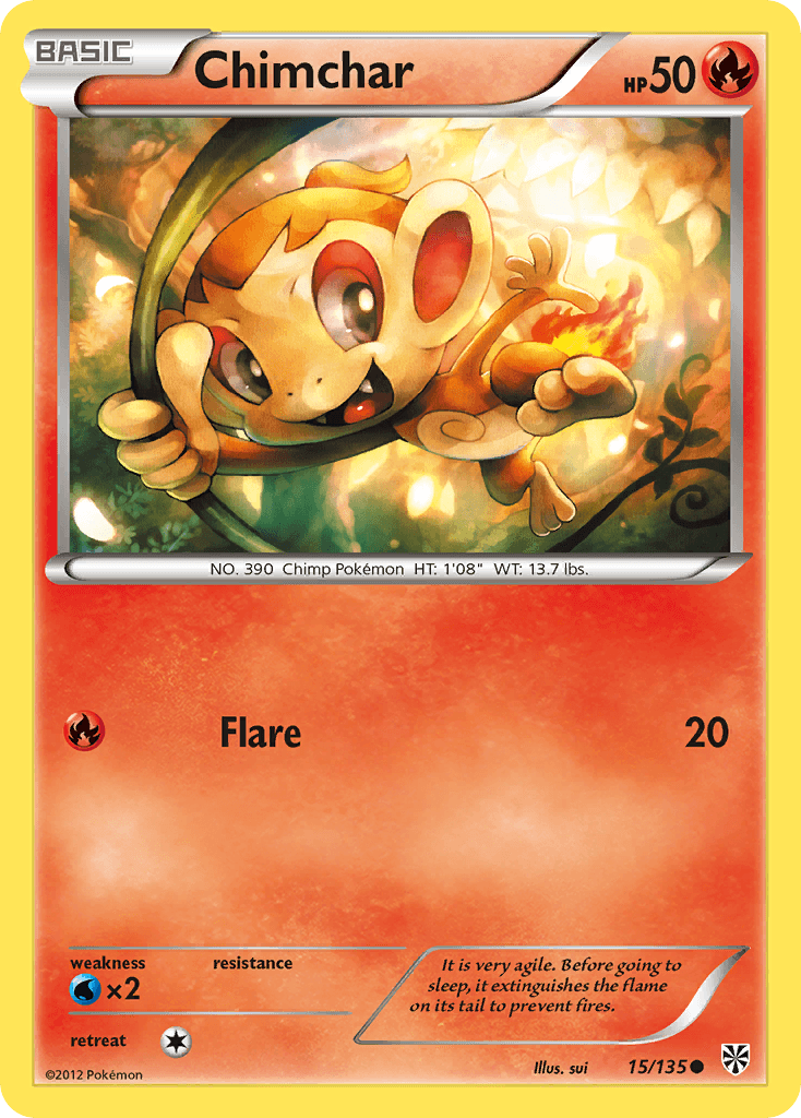Chimchar (15/135) [Black & White: Plasma Storm]