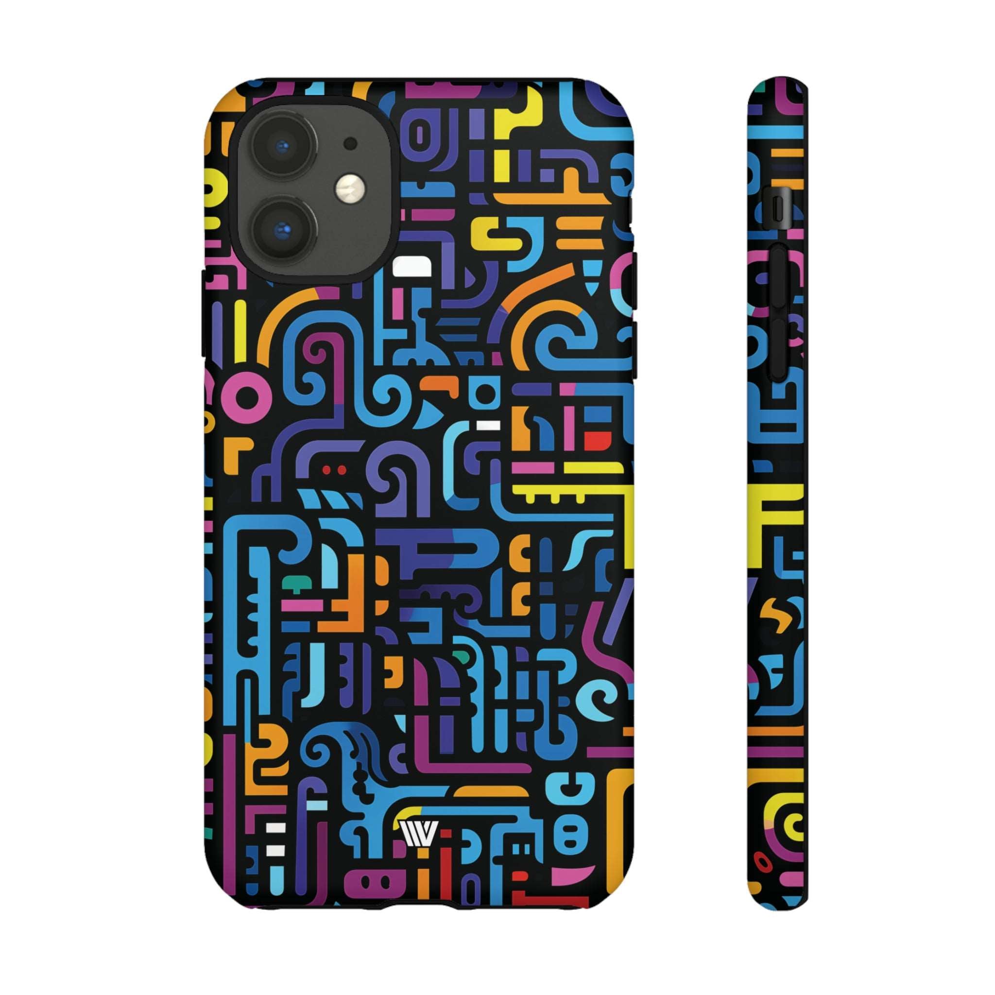 NEON GLYPHS | Tough Phone Case