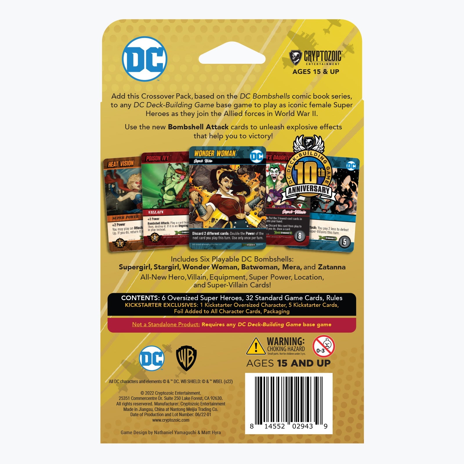 DC Deck-Building Game Crossover Pack 9: DC Bombshells (KICKSTARTER EDITION)