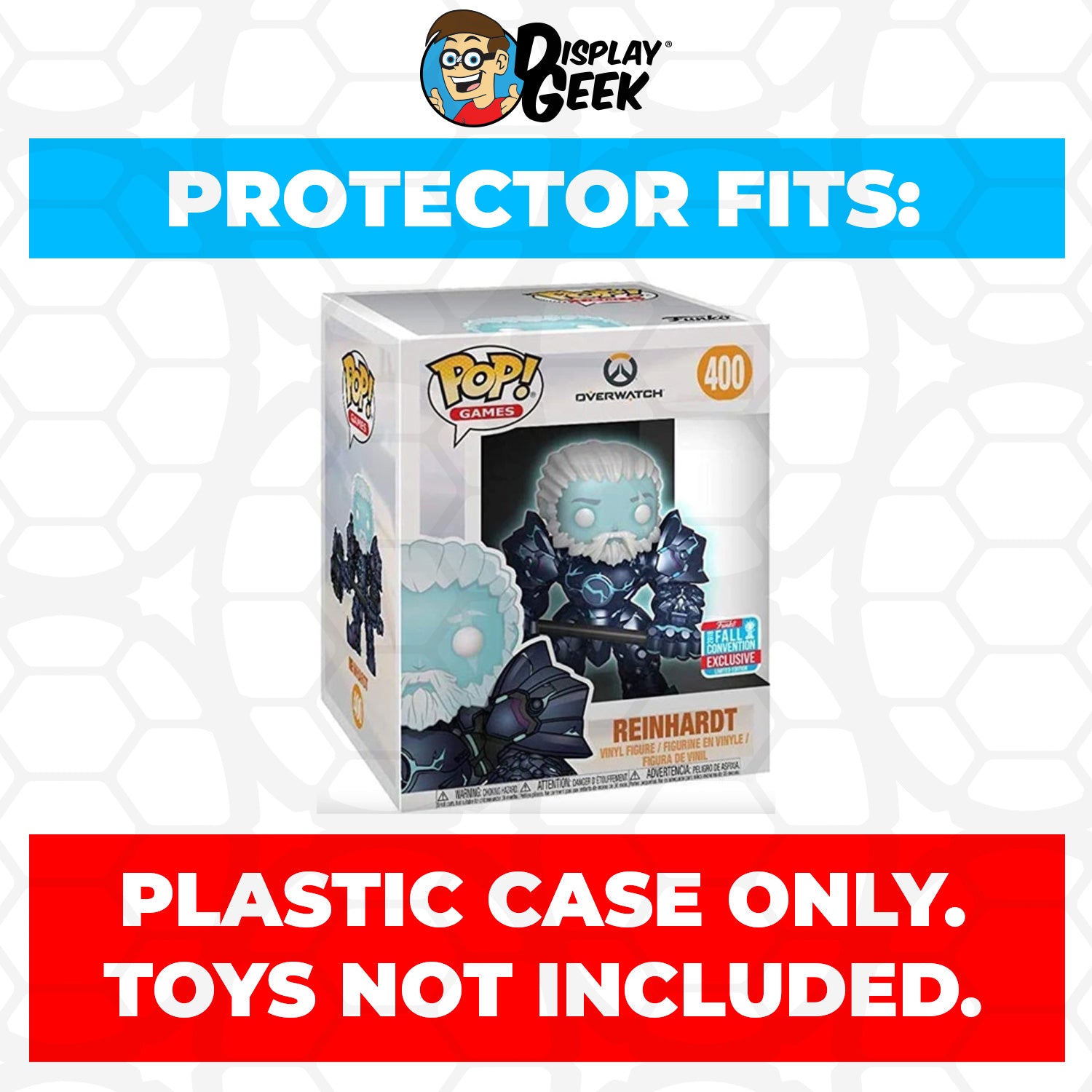 Pop Protector for 6 inch Reinhardt Coldhardt NYCC #400 Super Funko Pop